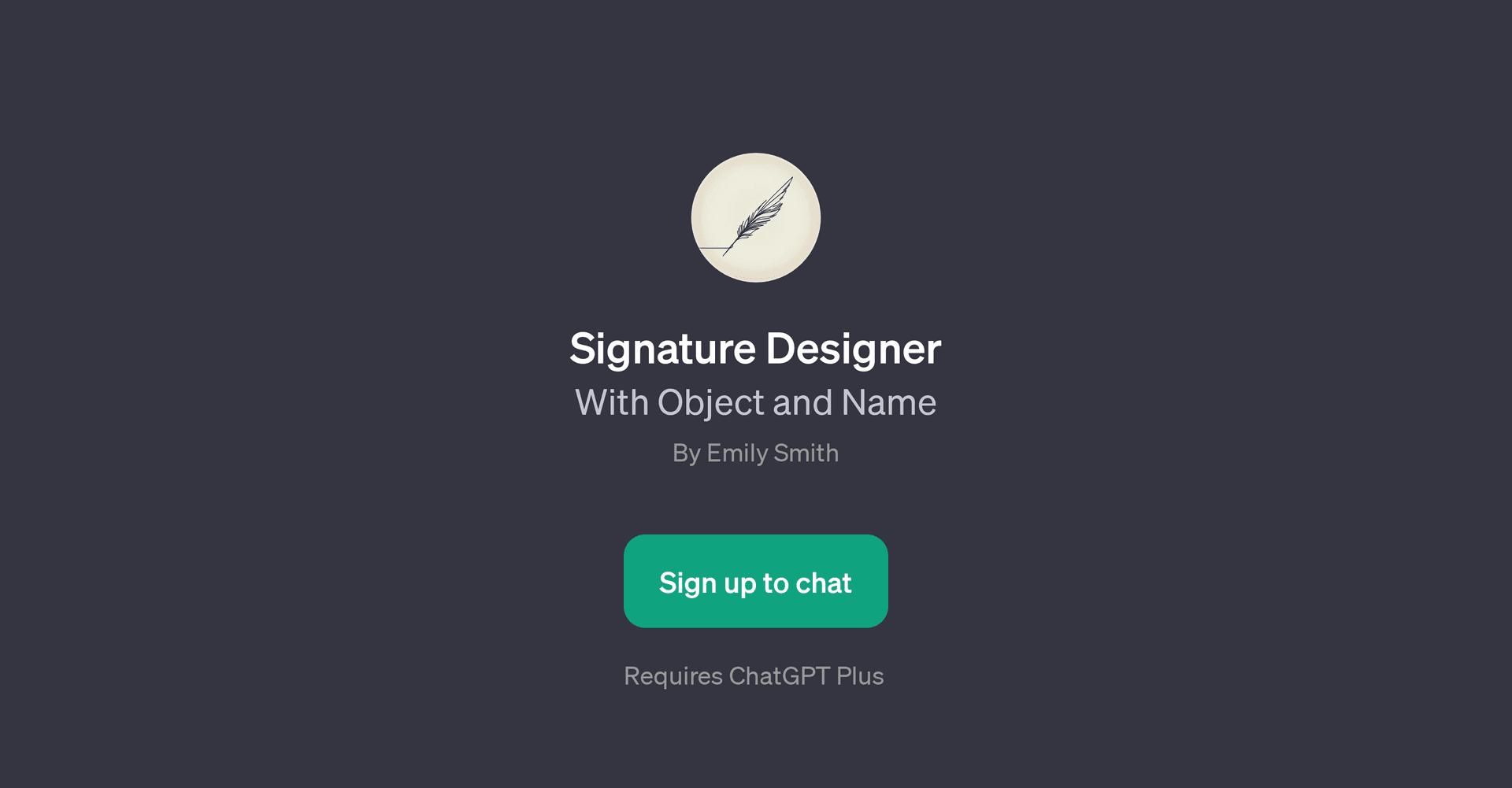 Signature Designer