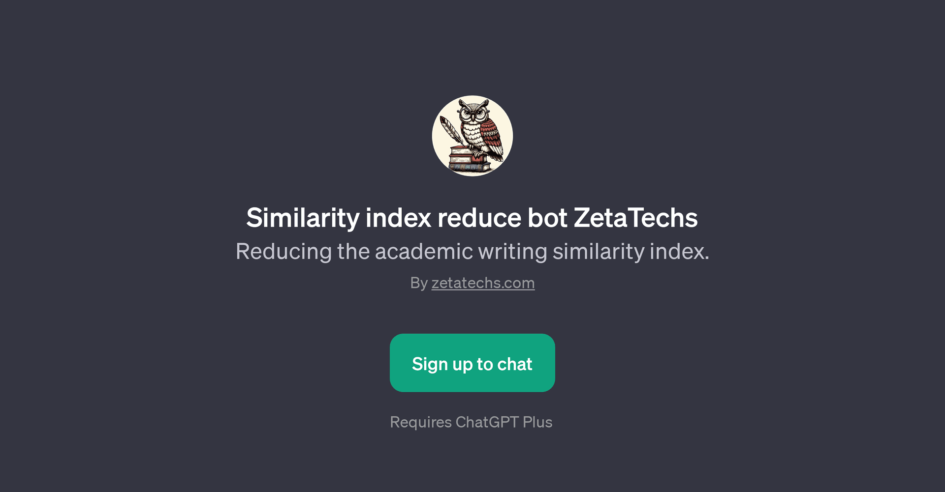 Similarity Index Reduce Bot ZetaTechs