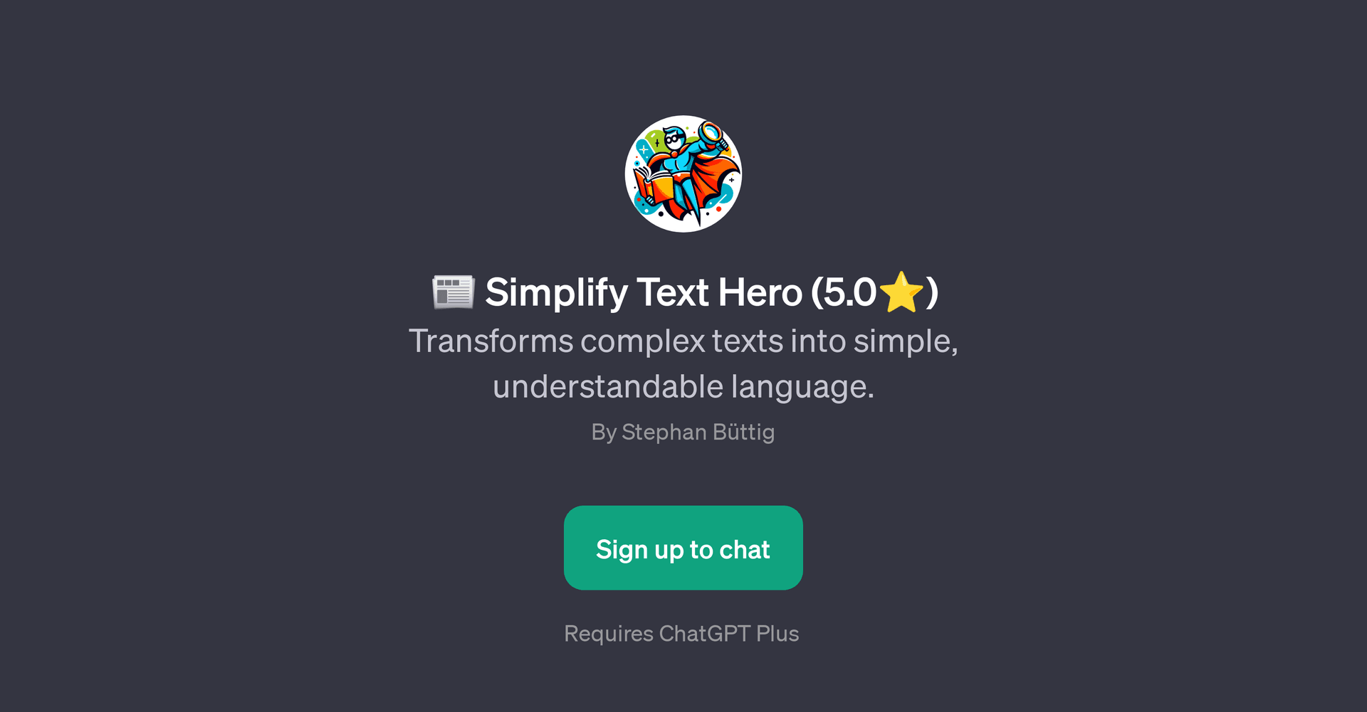 Simplify Text Hero
