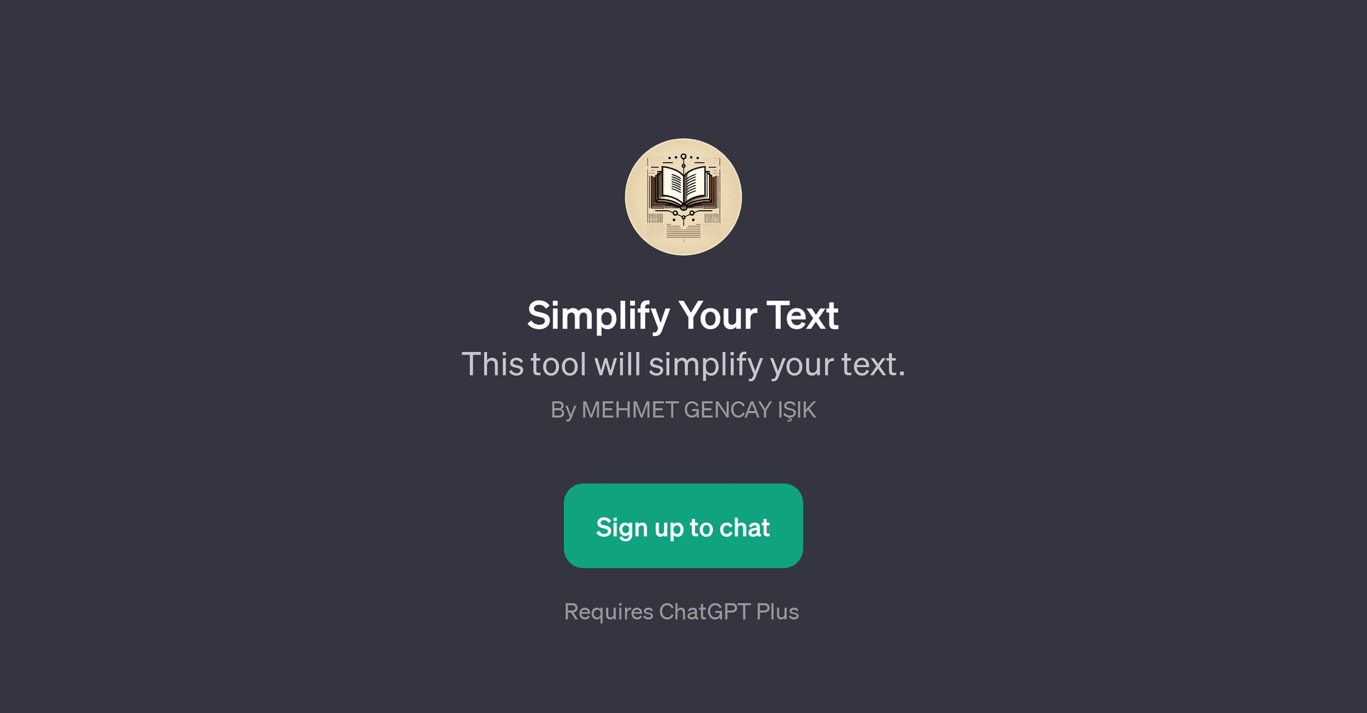 Simplify Your Text