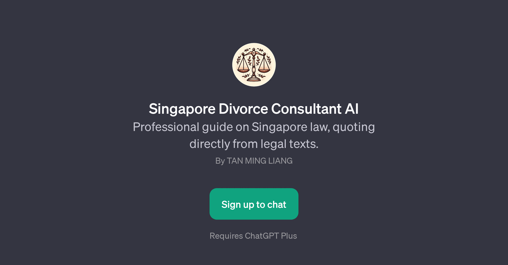 Singapore Divorce Consultant AI