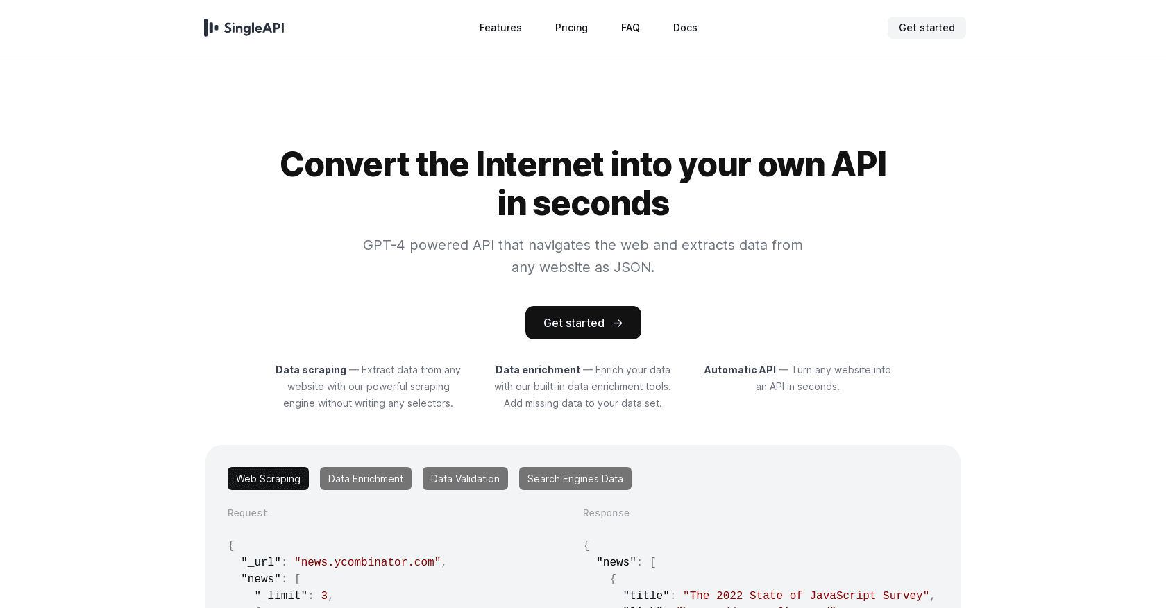 SingleAPI