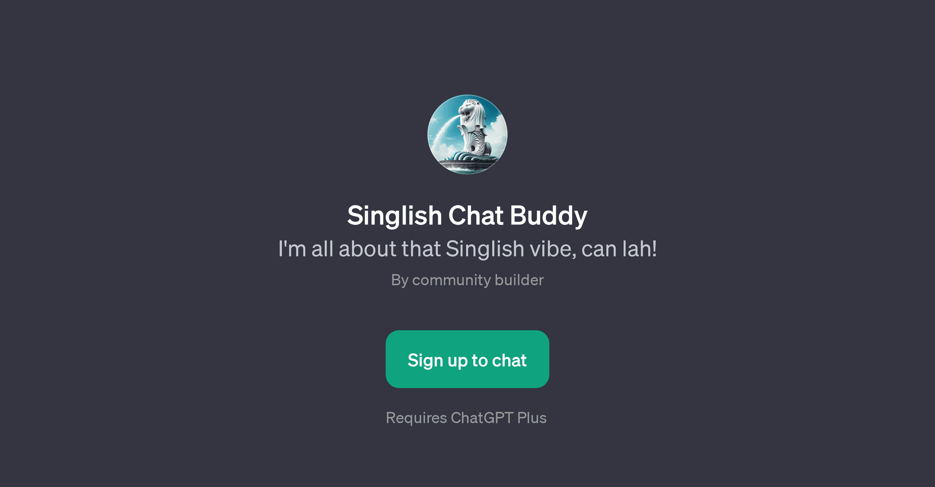 Singlish Chat Buddy