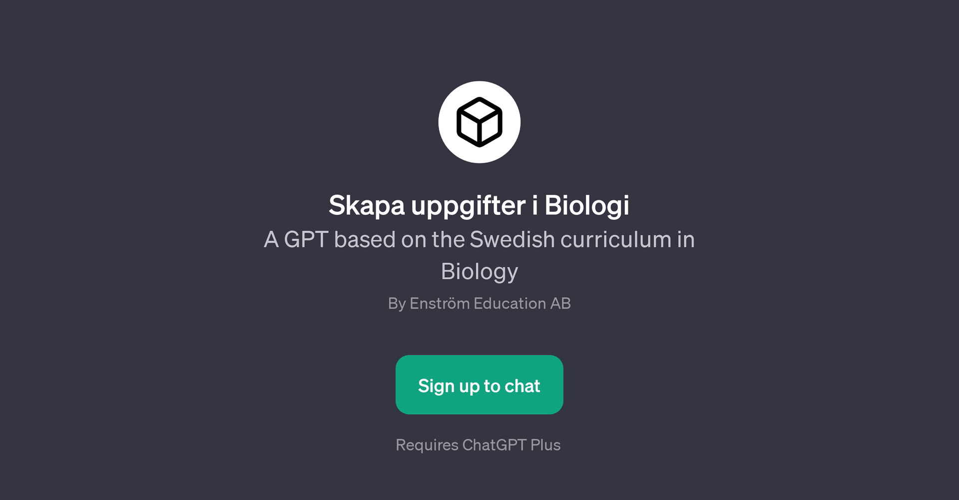 Skapa uppgifter i Biologi