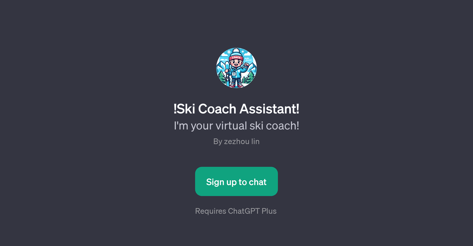 Ski Coach Assistant