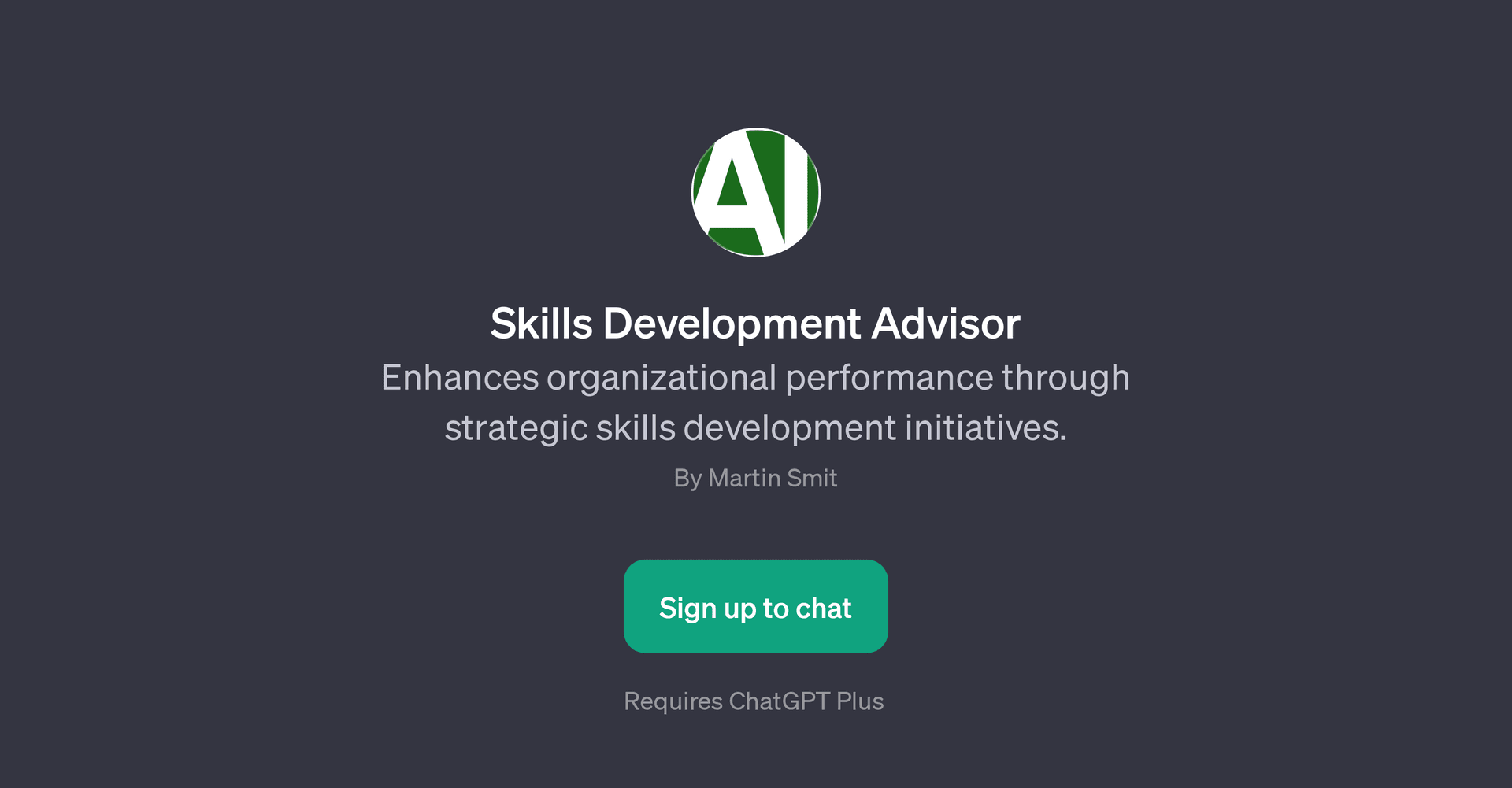 Skills Development Advisor