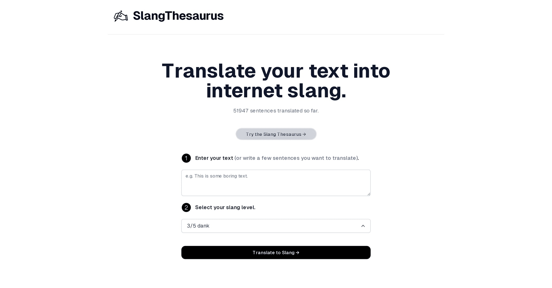 Slang Translator