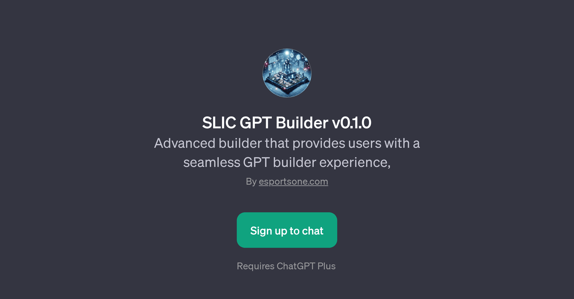SLIC GPT Builder v0.1.0