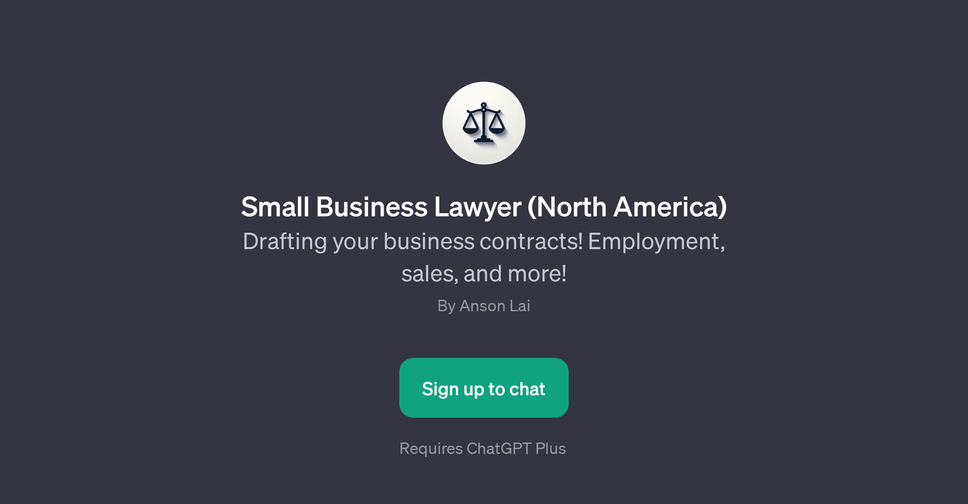 Small Business Lawyer (North America)