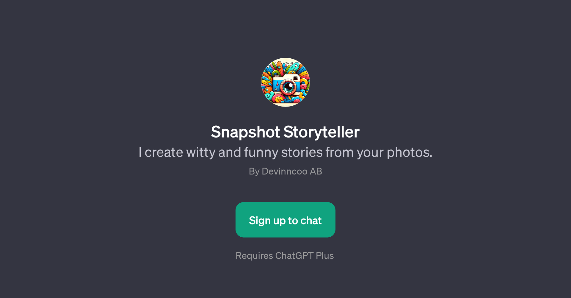 Snapshot Storyteller