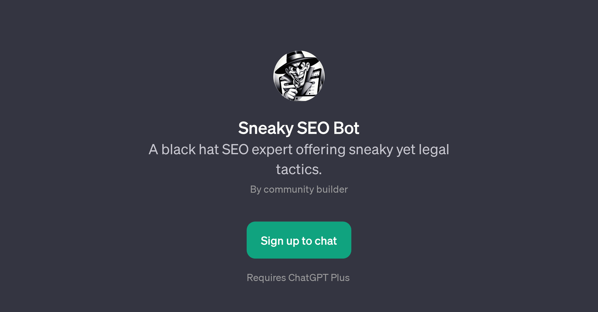 Sneaky SEO Bot