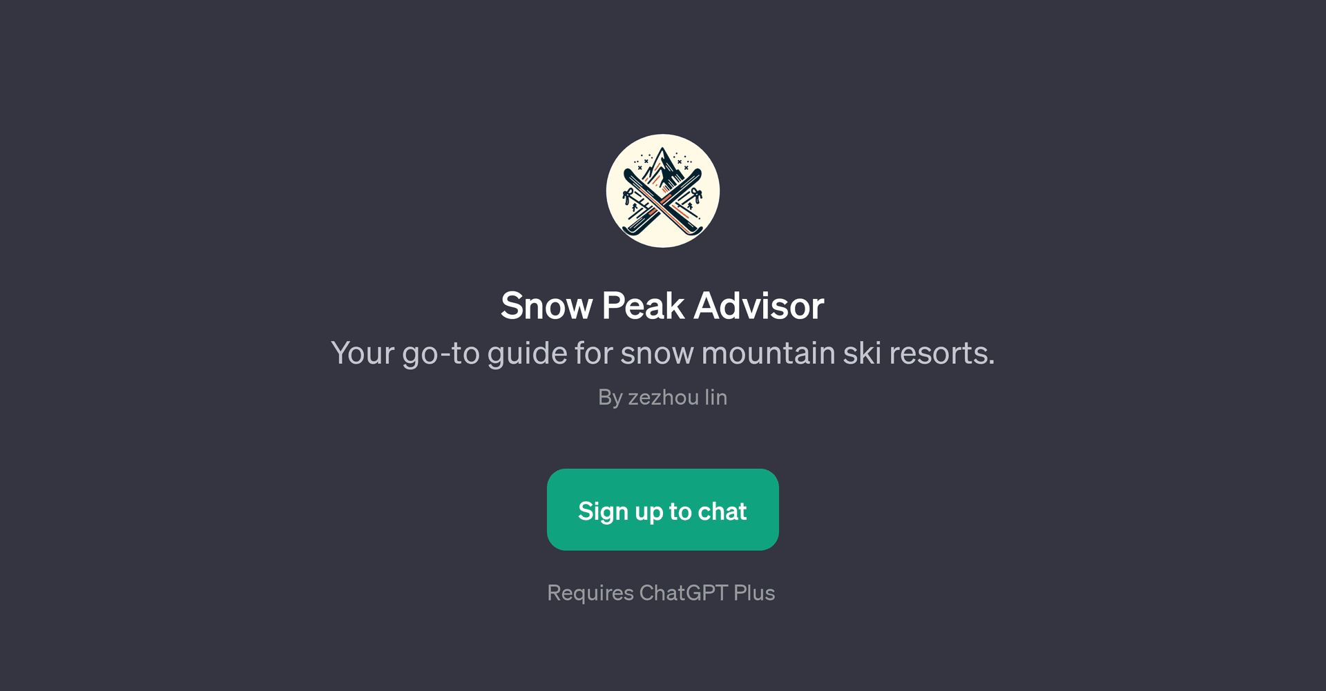 Snow Peak Advisor