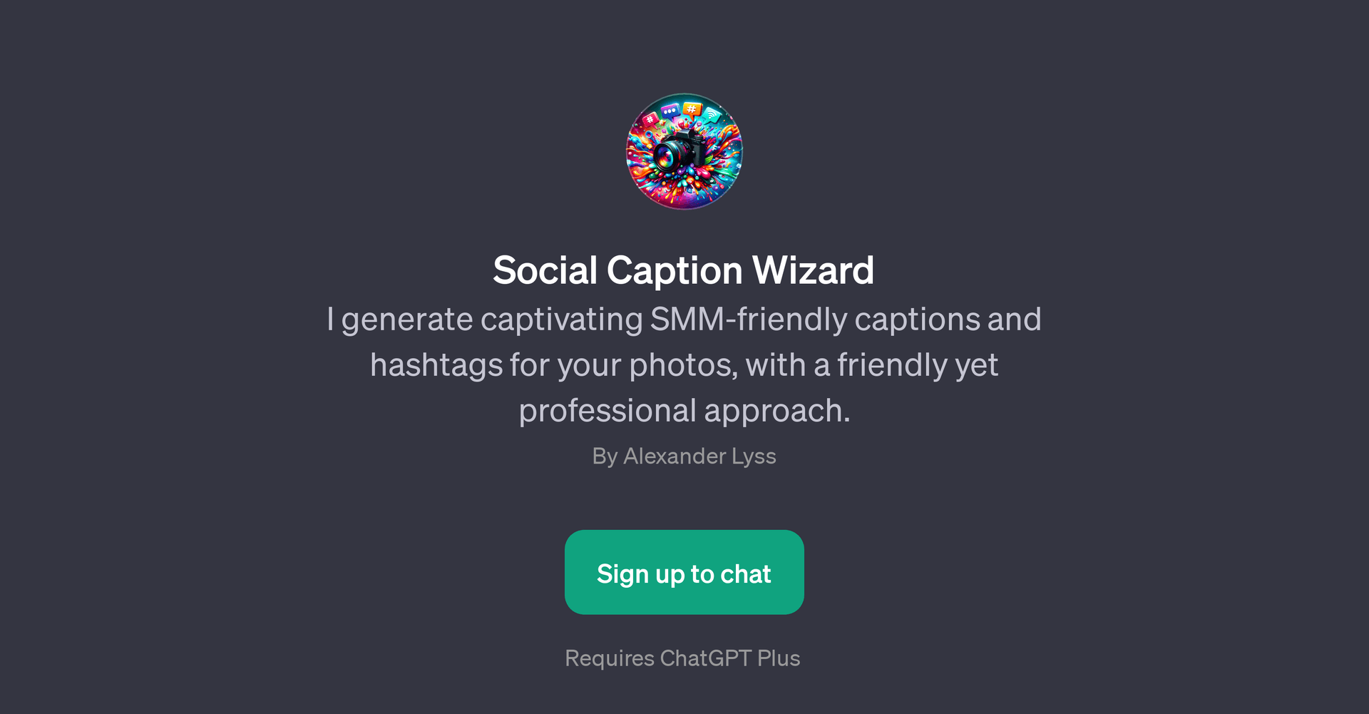 Social Caption Wizard