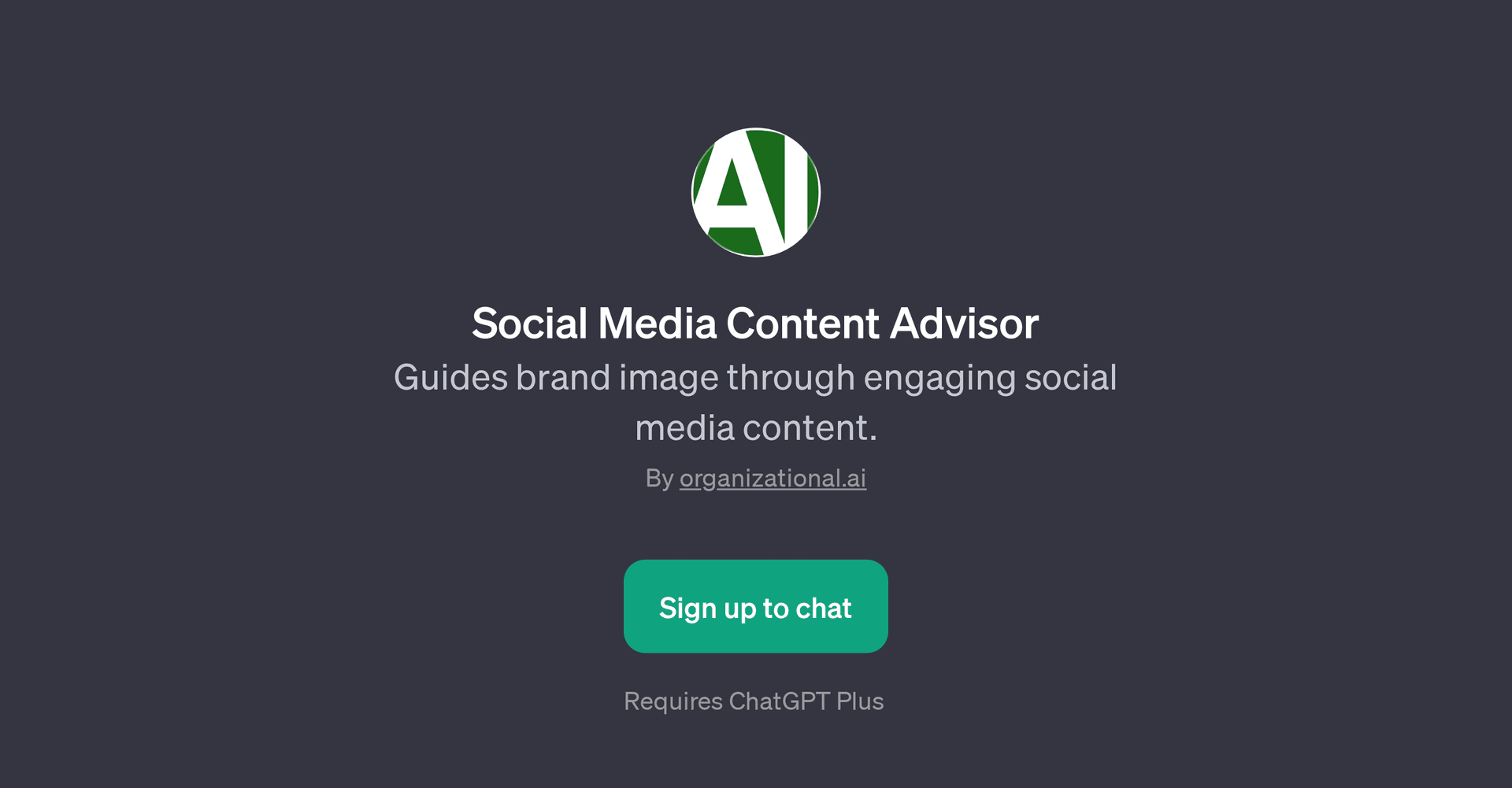 Social Media Content Advisor