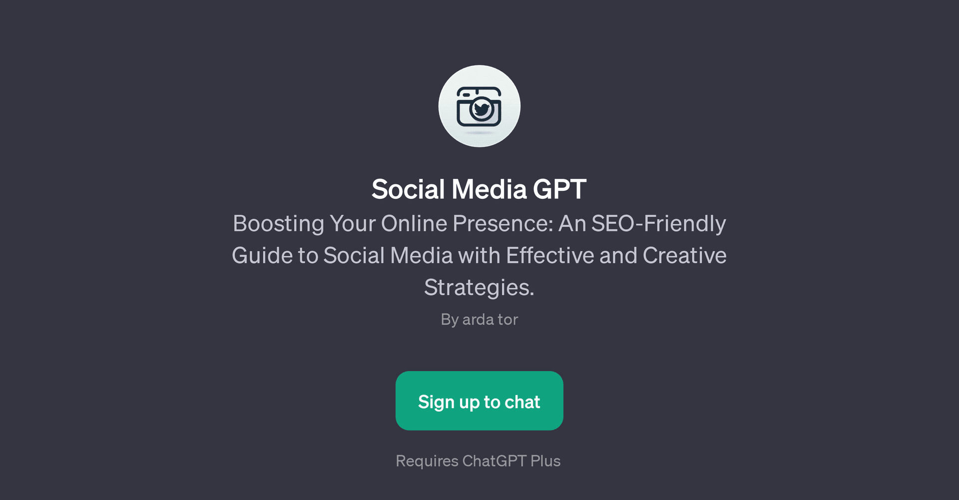 Social Media GPT