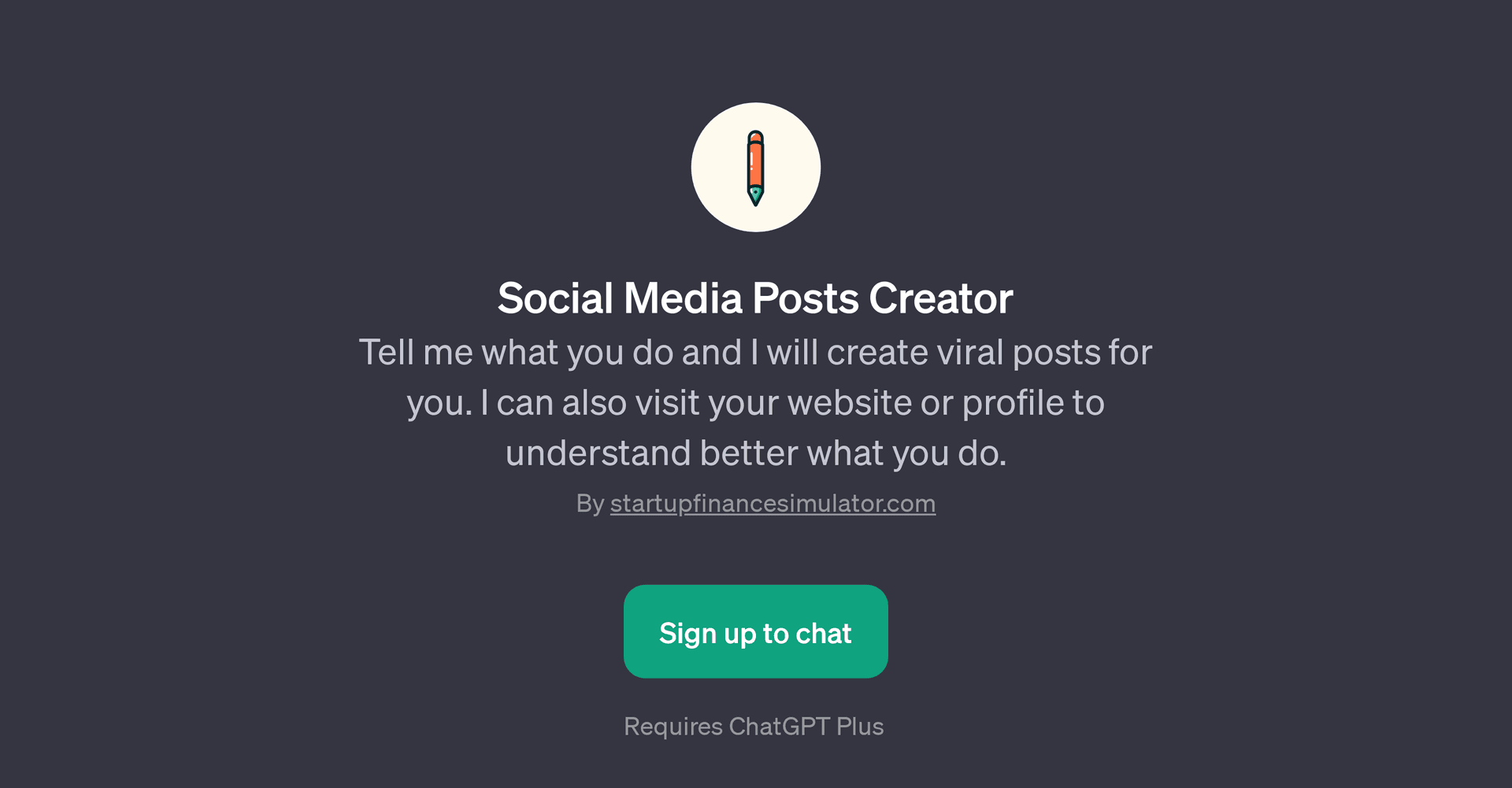 Social Media Posts Creator