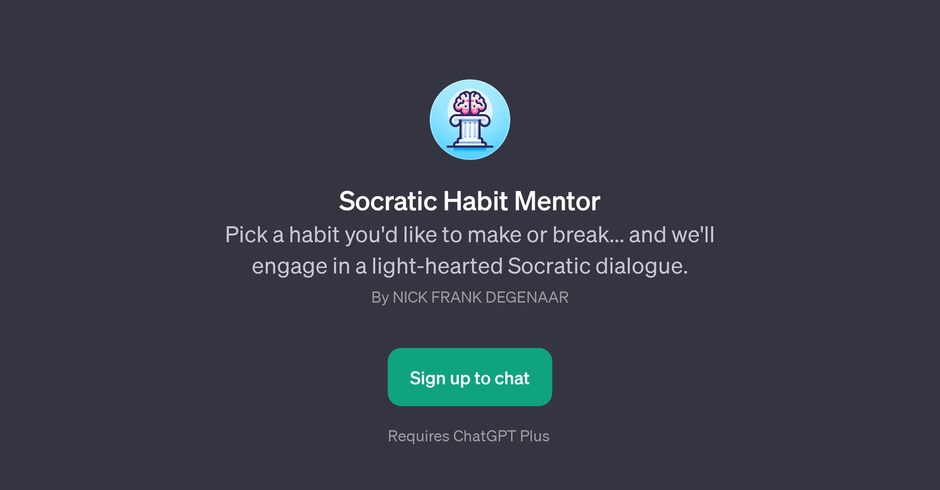 Socratic Habit Mentor