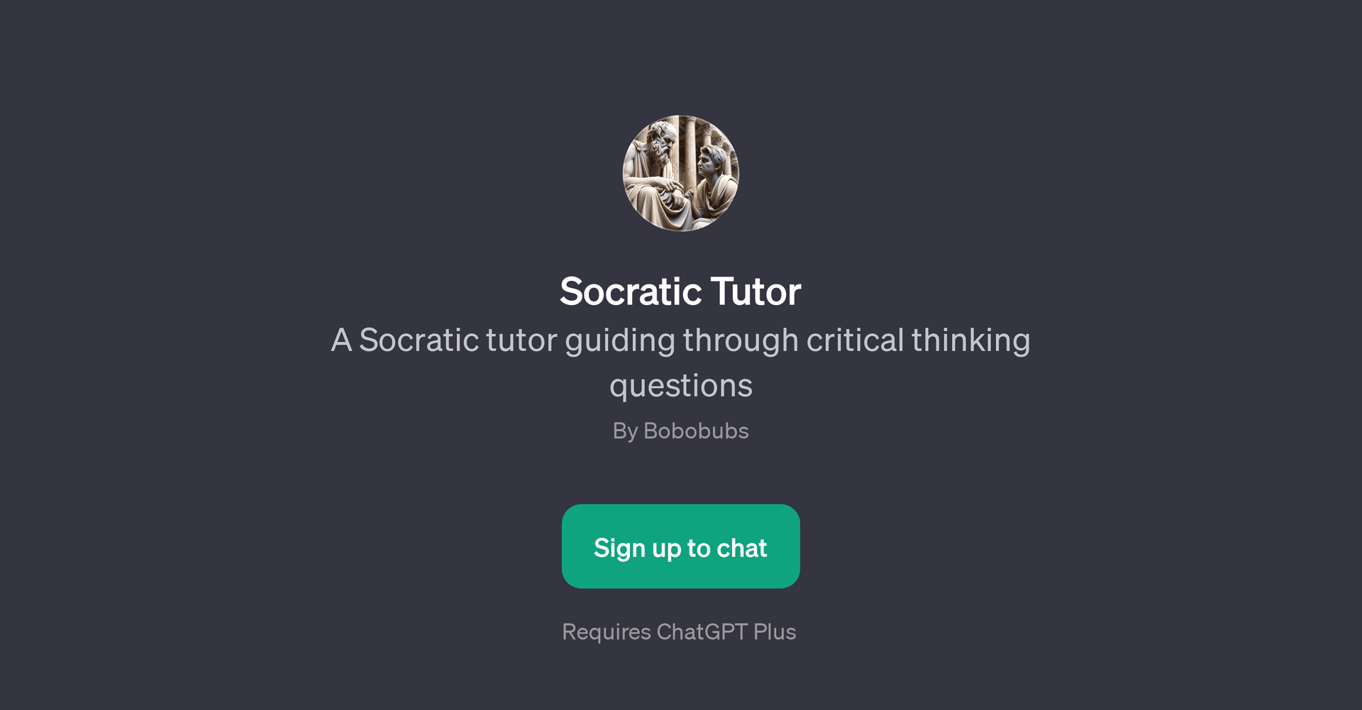 Socratic Tutor