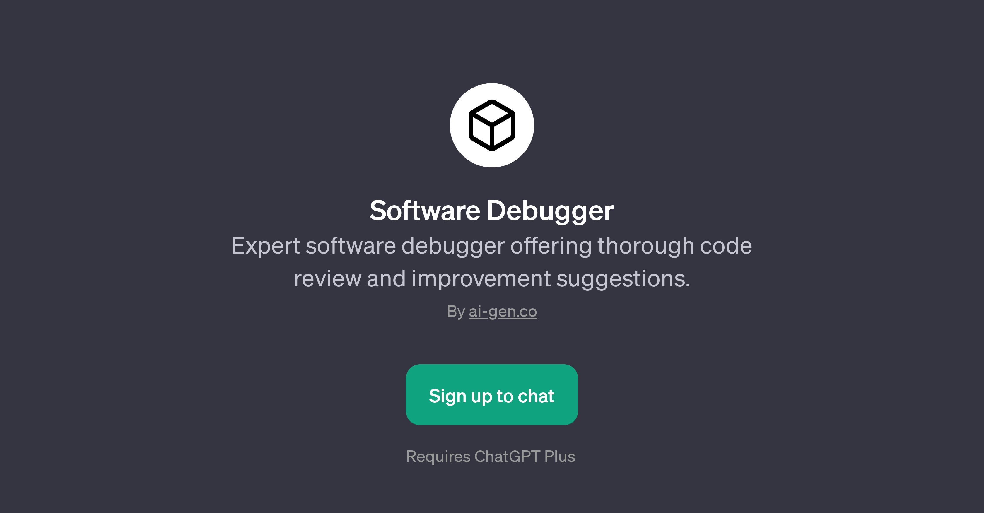 Software Debugger