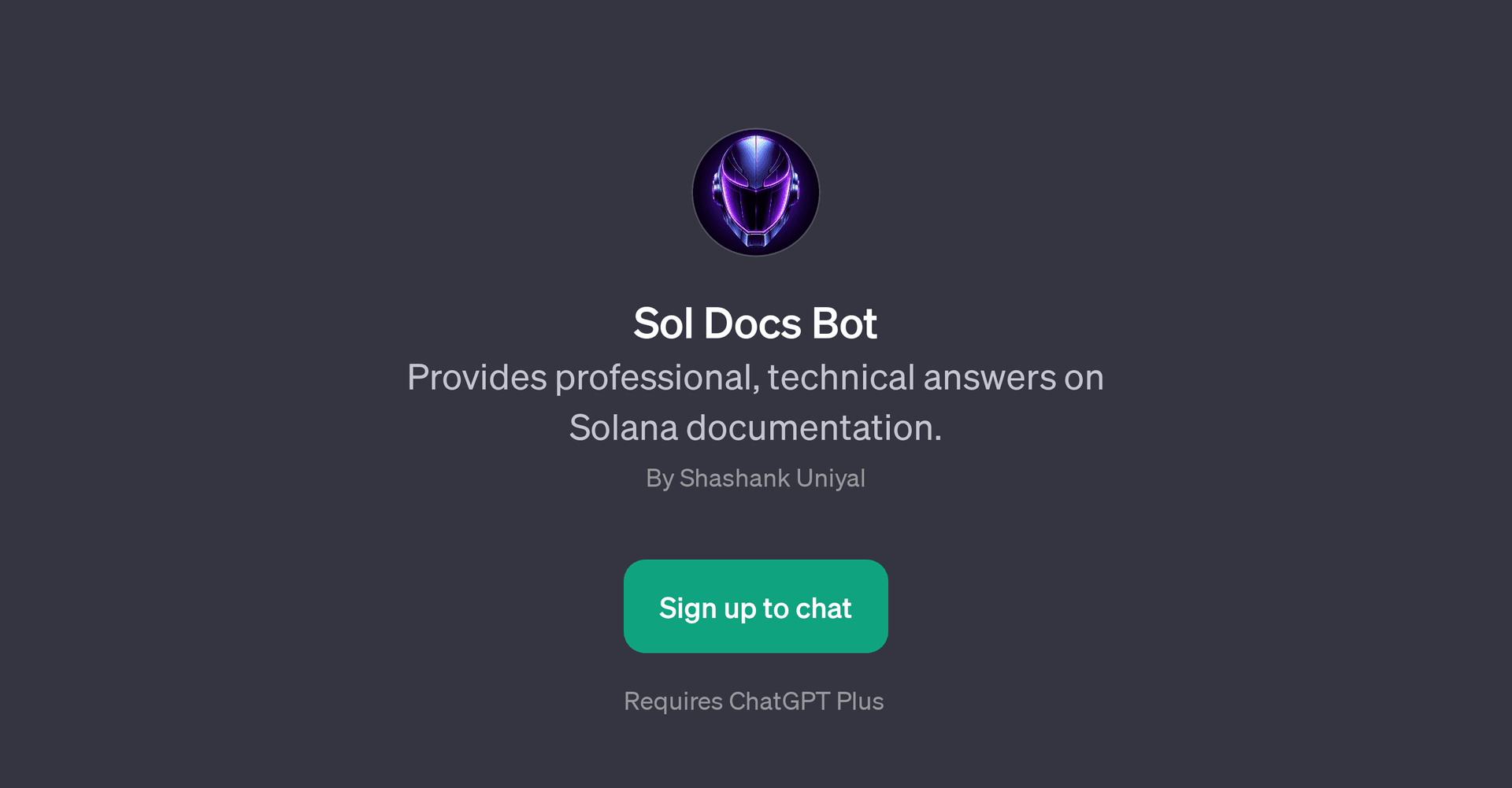 Sol Docs Bot