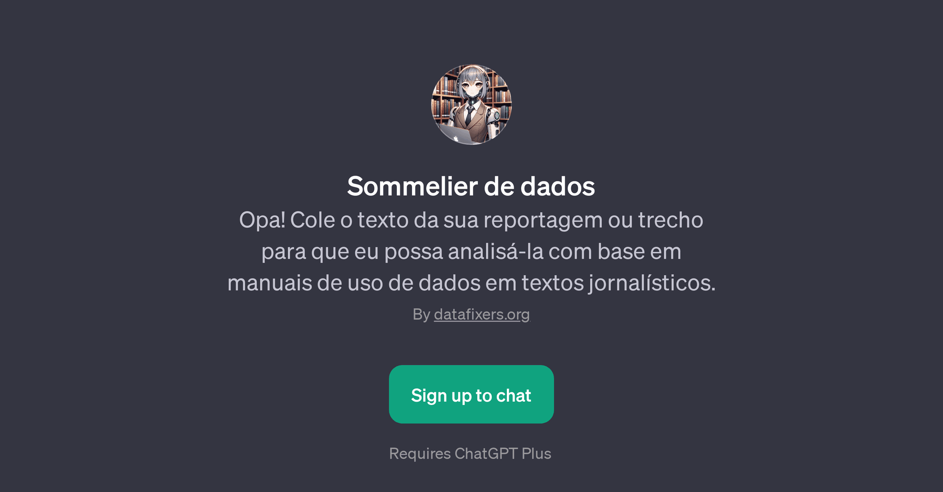 Sommelier de dados