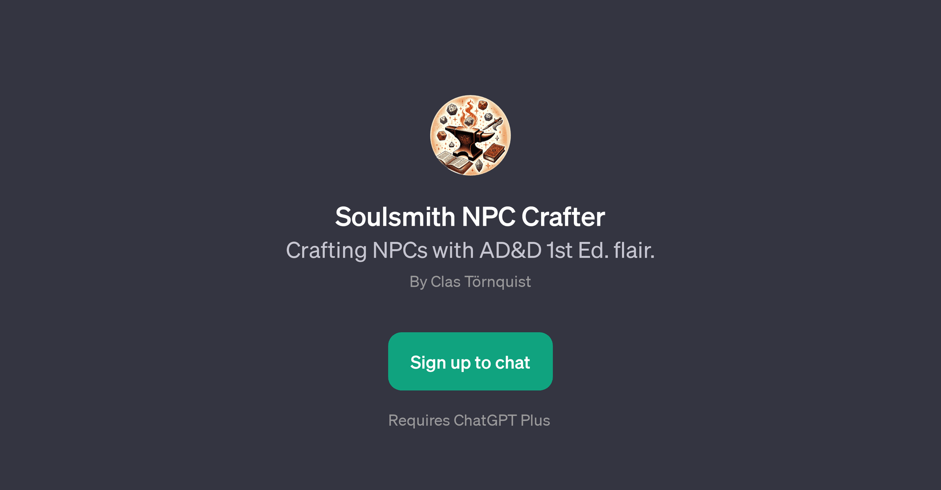 Soulsmith NPC Crafter