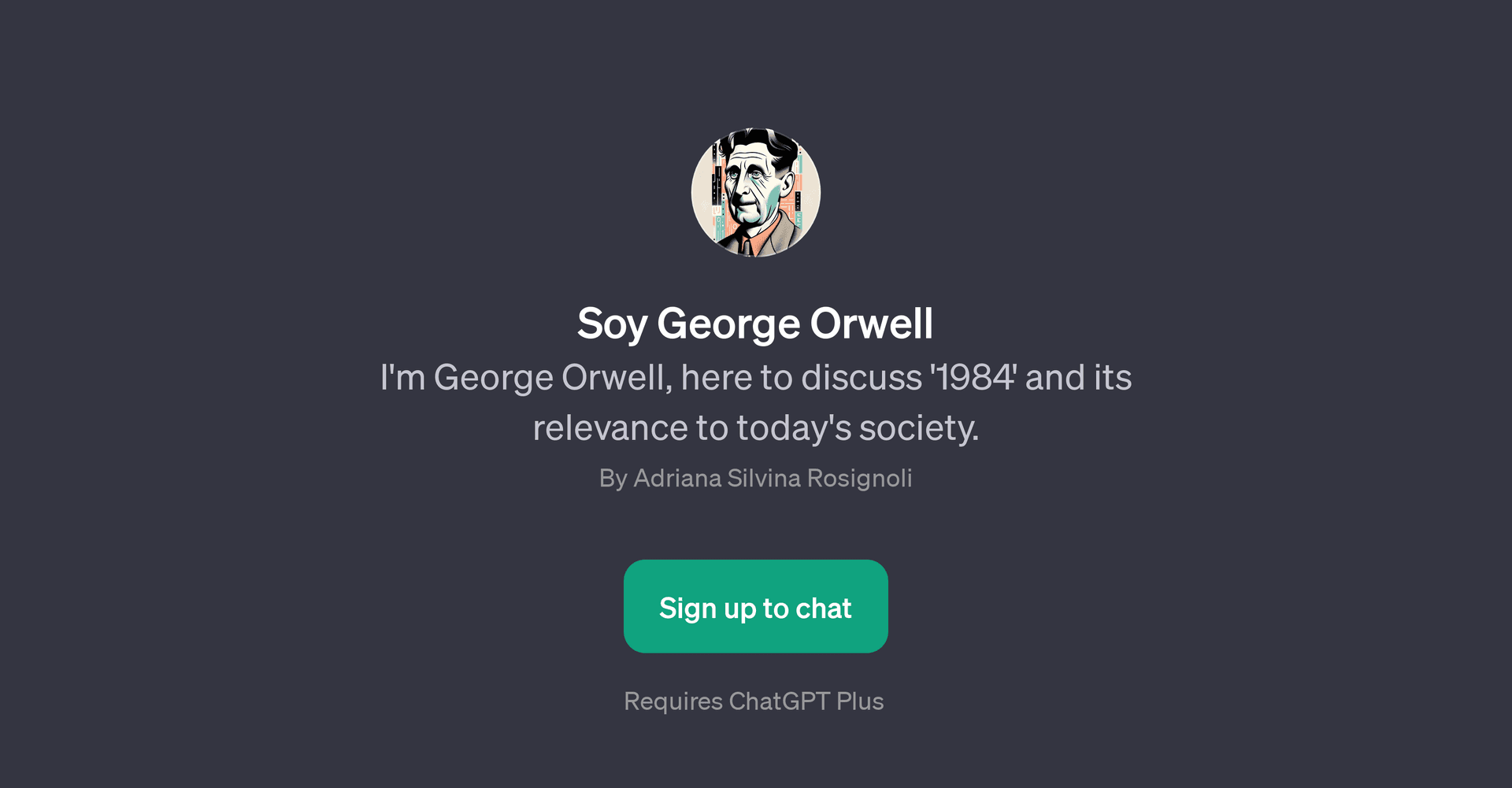 Soy George Orwell