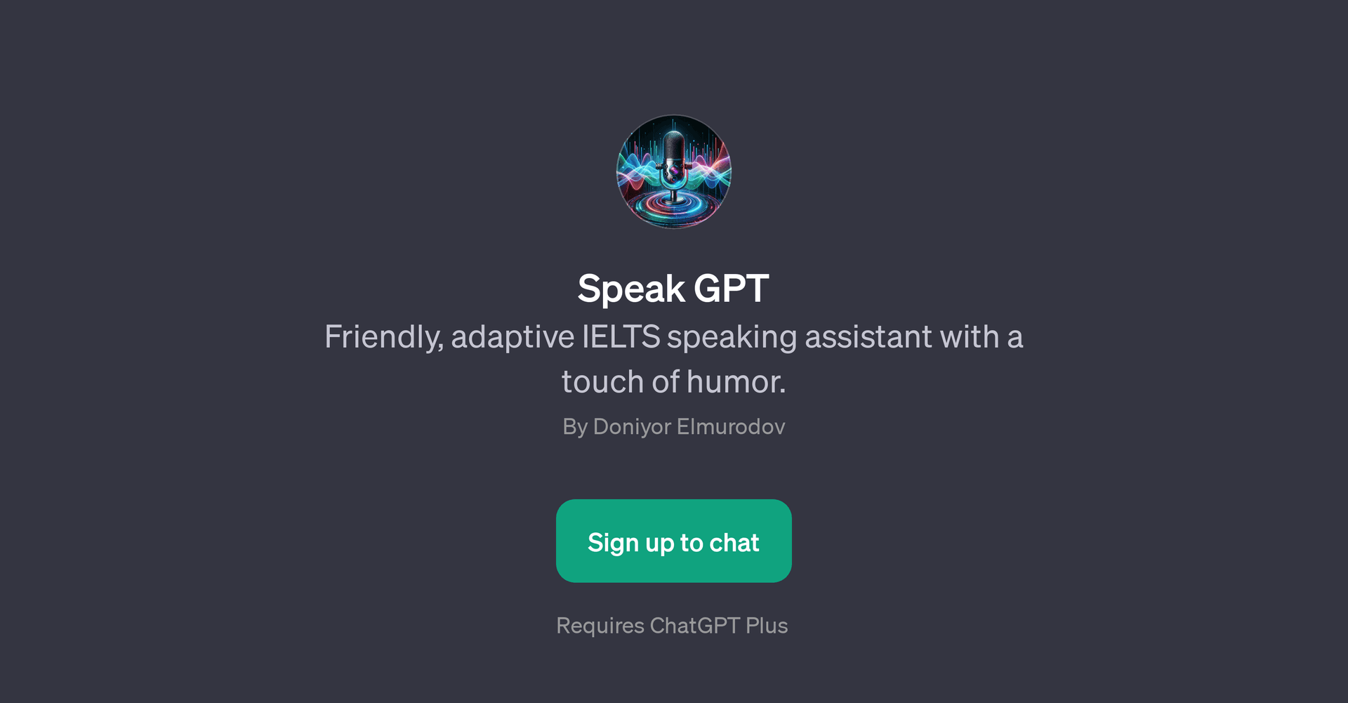 Speak GPT