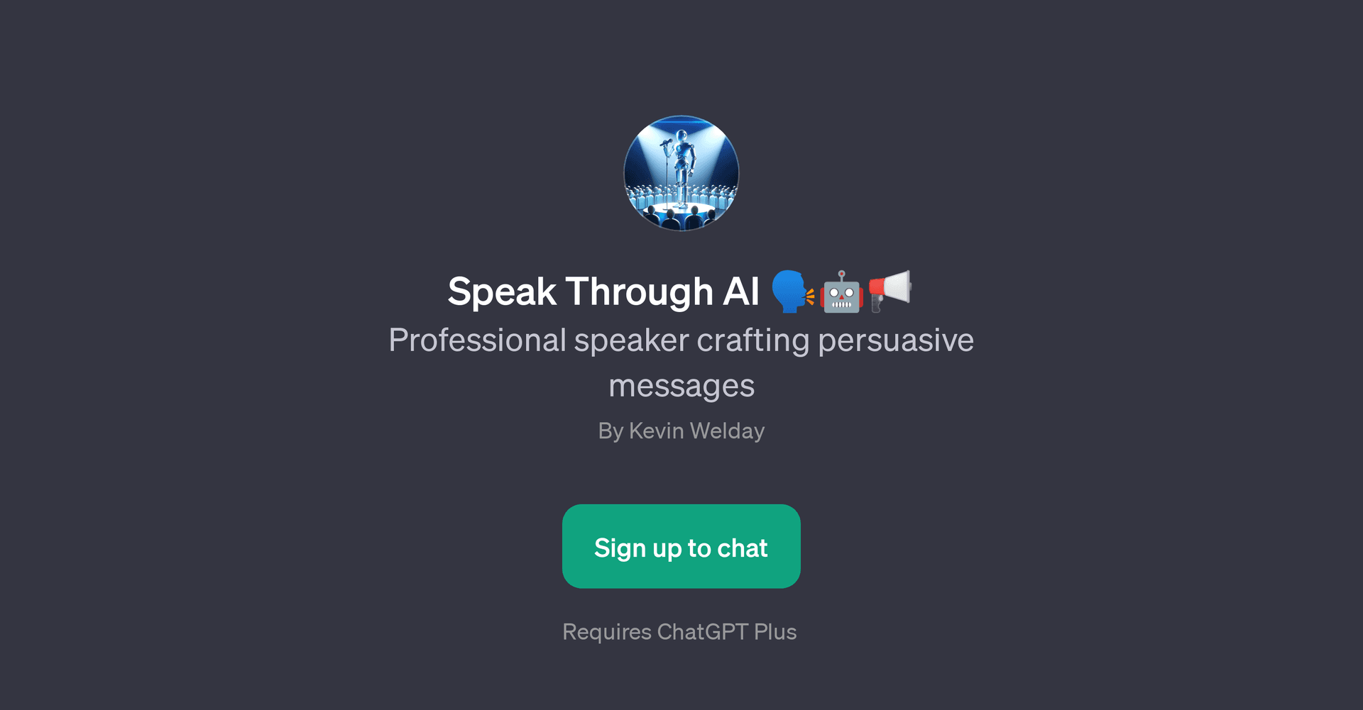 Speak Through AI