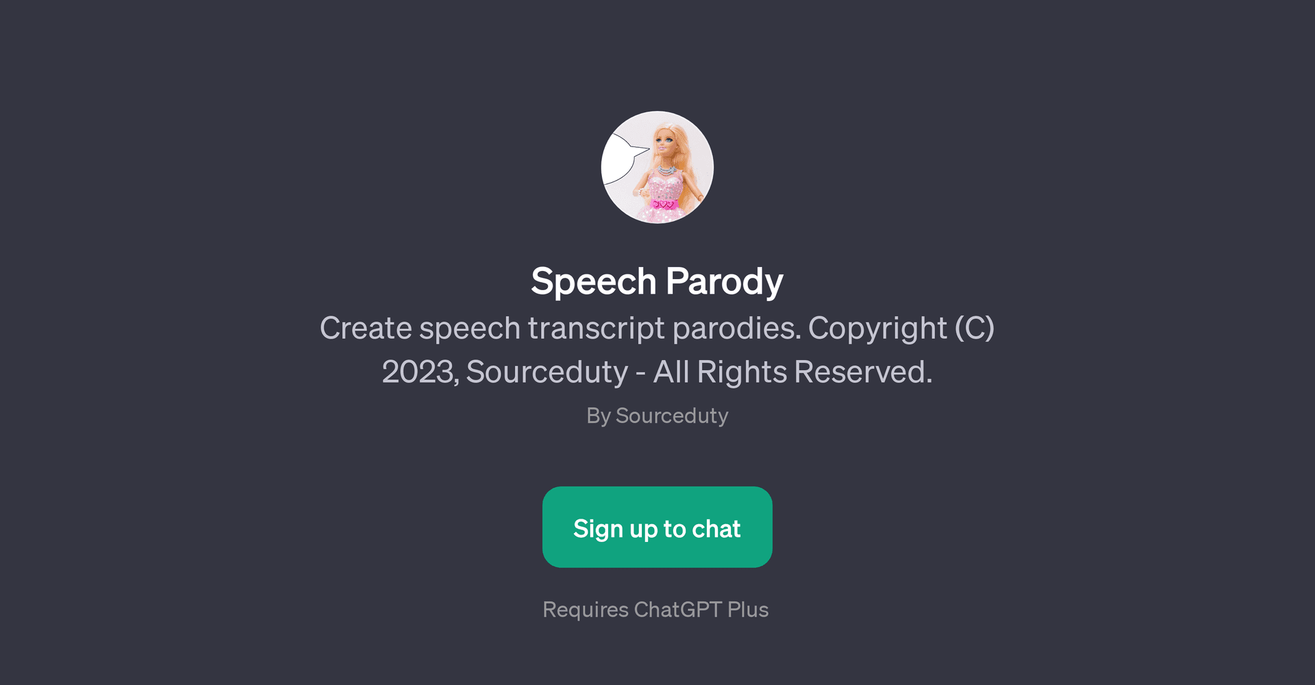 Speech Parody
