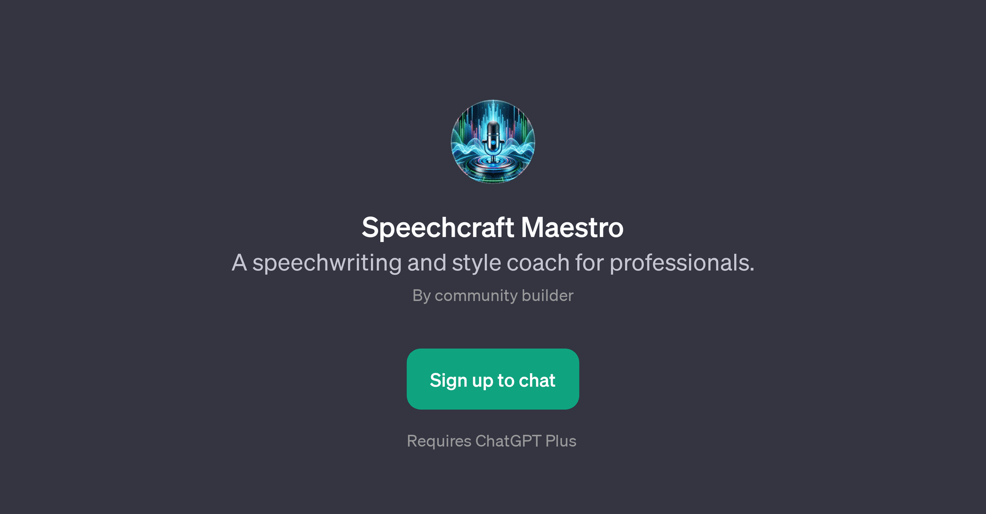 Speechcraft Maestro