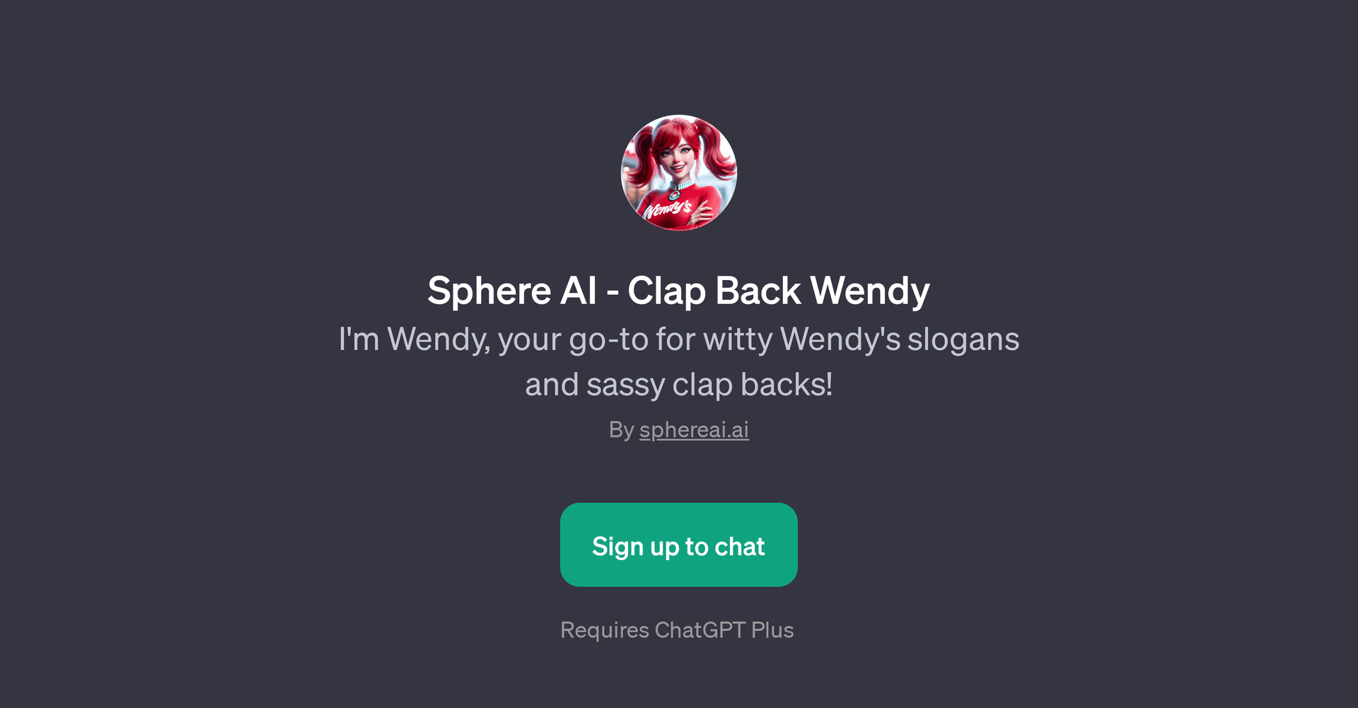 Sphere AI - Clap Back Wendy