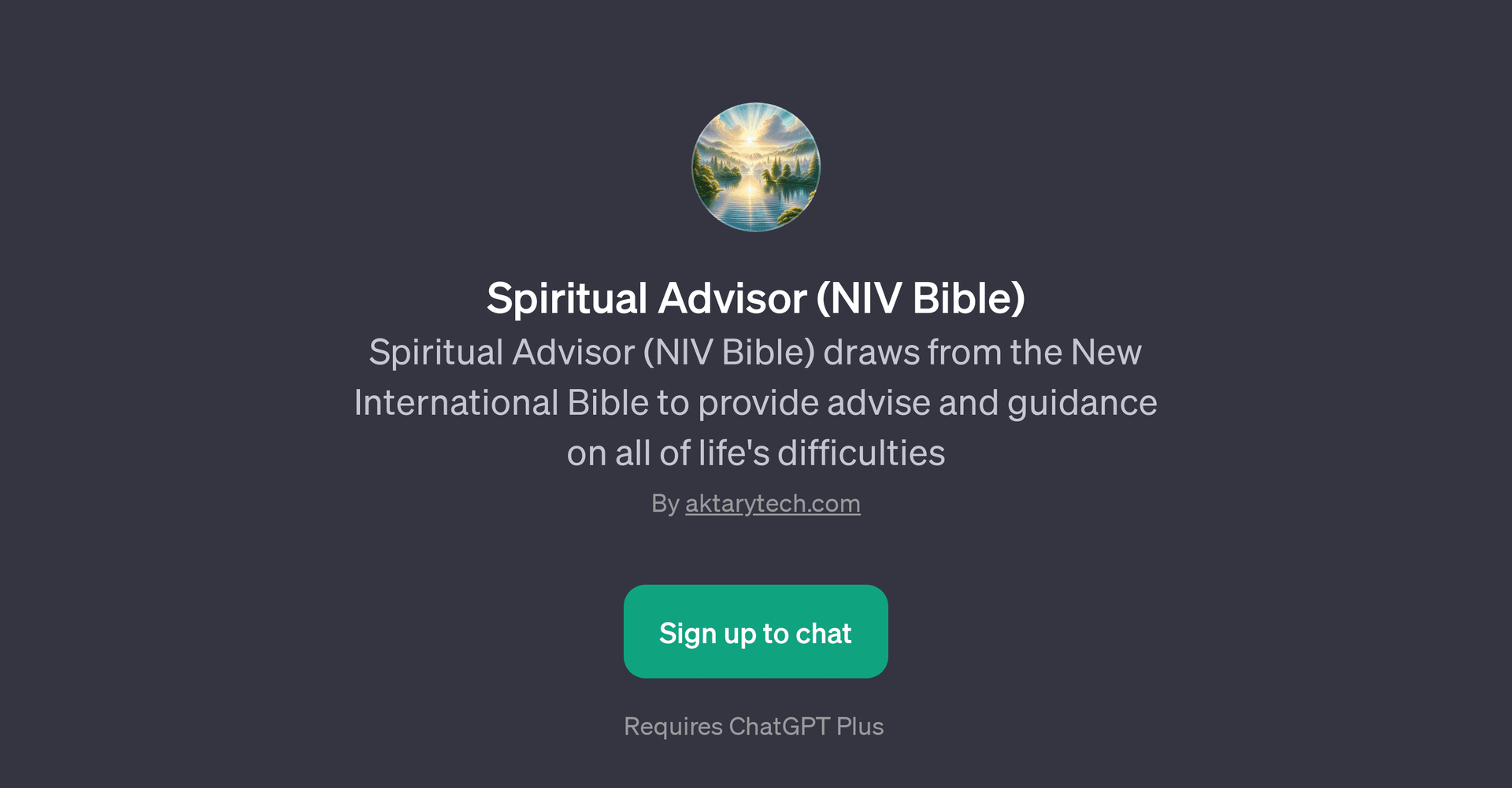Spiritual Advisor (NIV Bible)