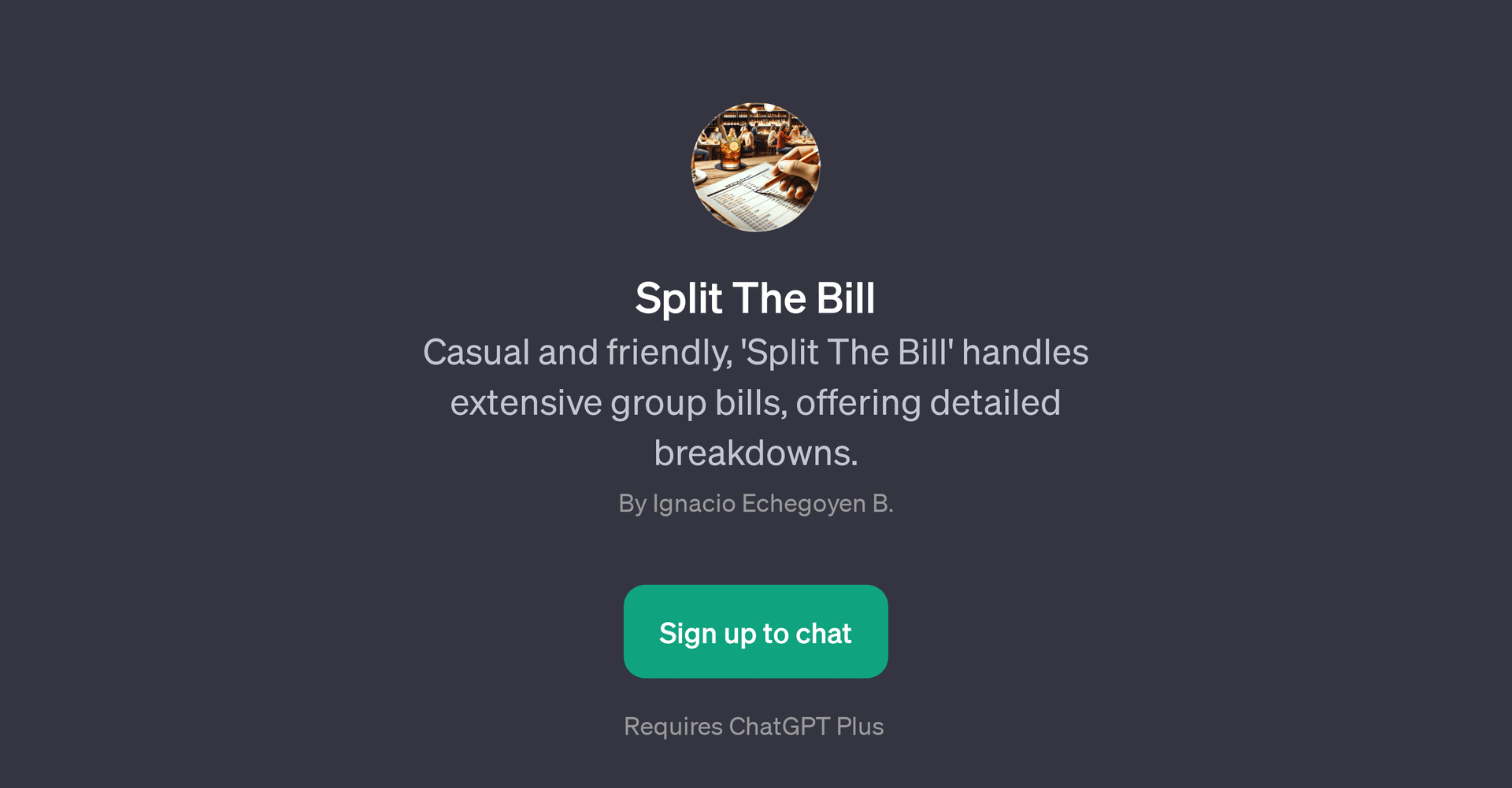 Split The Bill