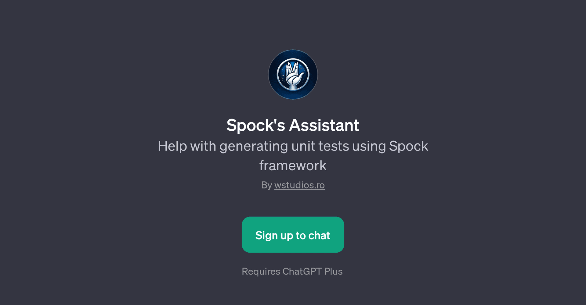 Spock's Assistant