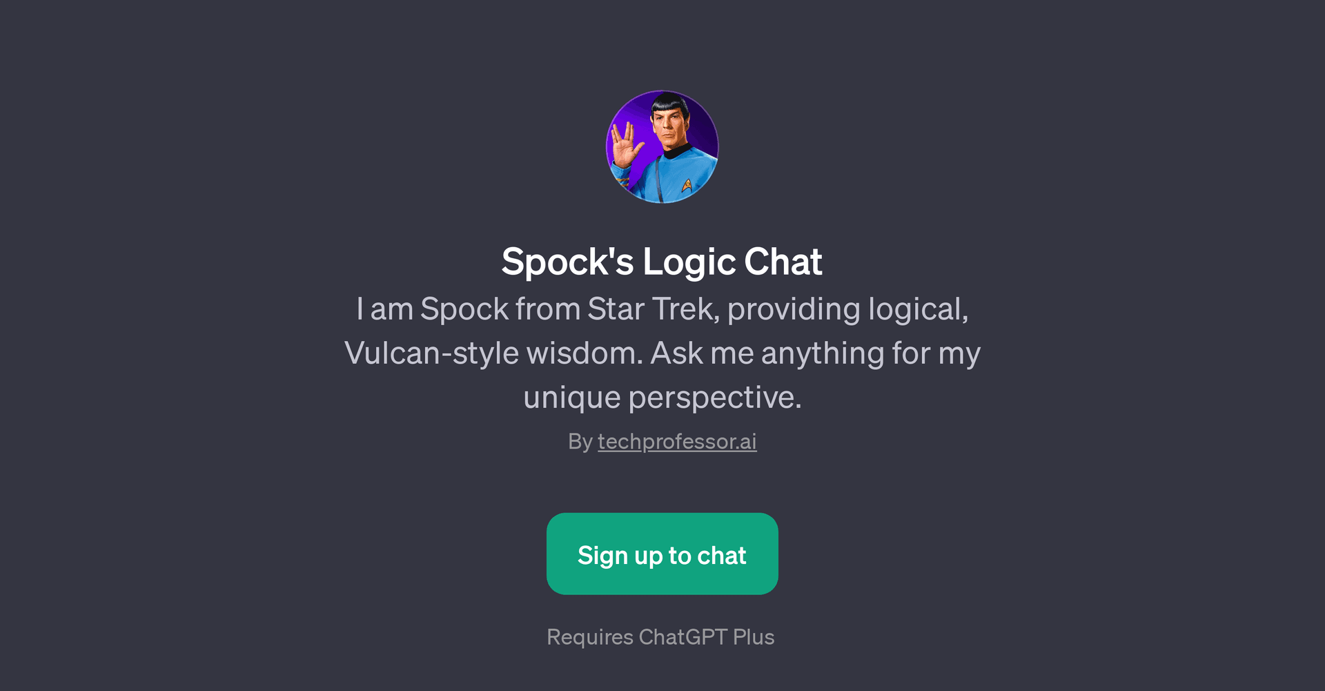 Spock's Logic Chat