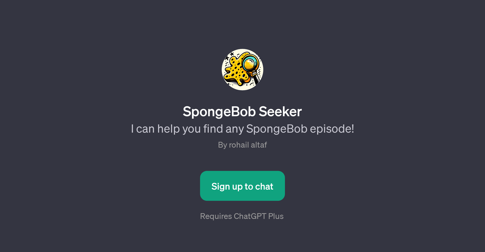 SpongeBob Seeker