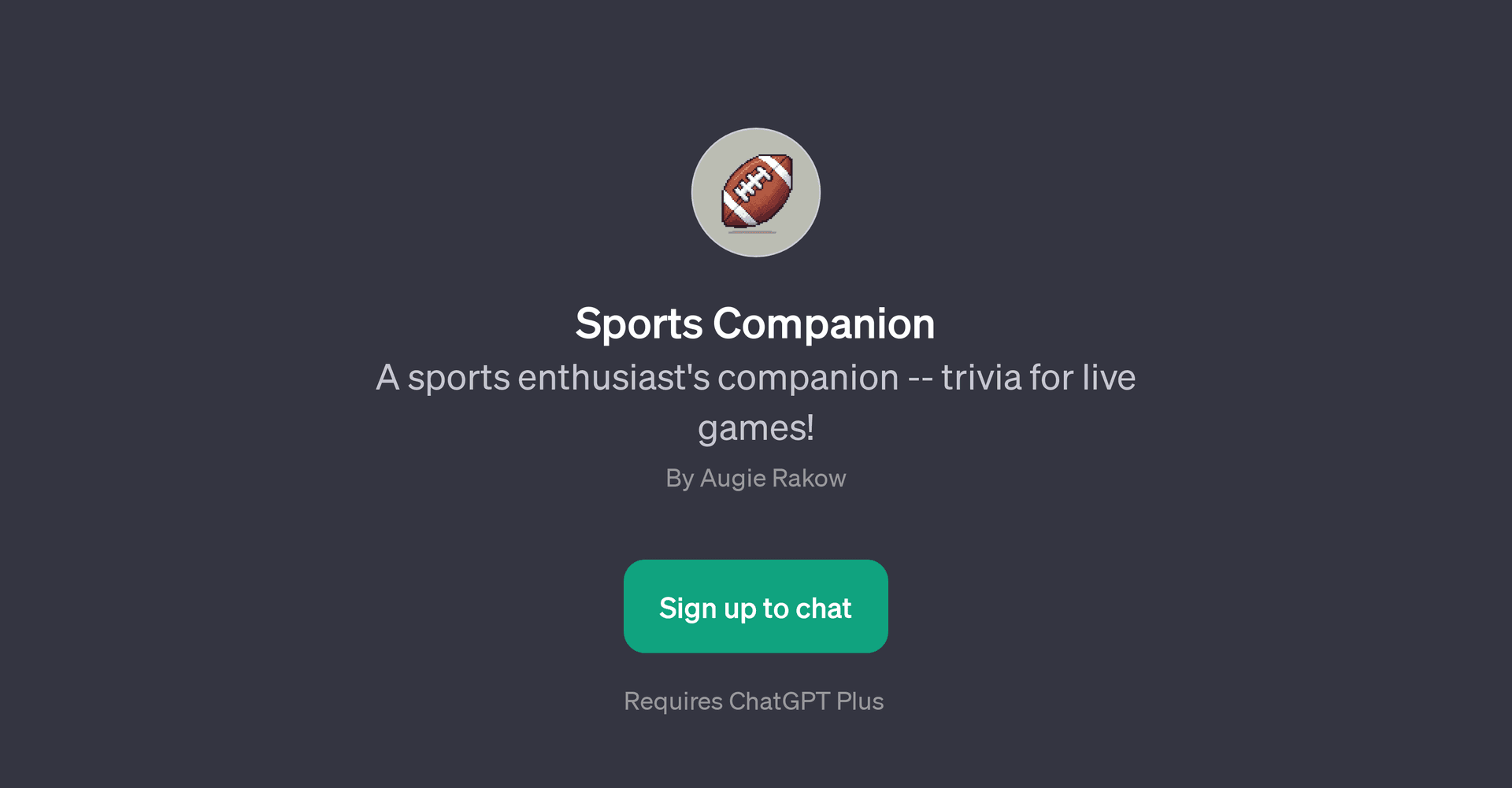 Sports Companion
