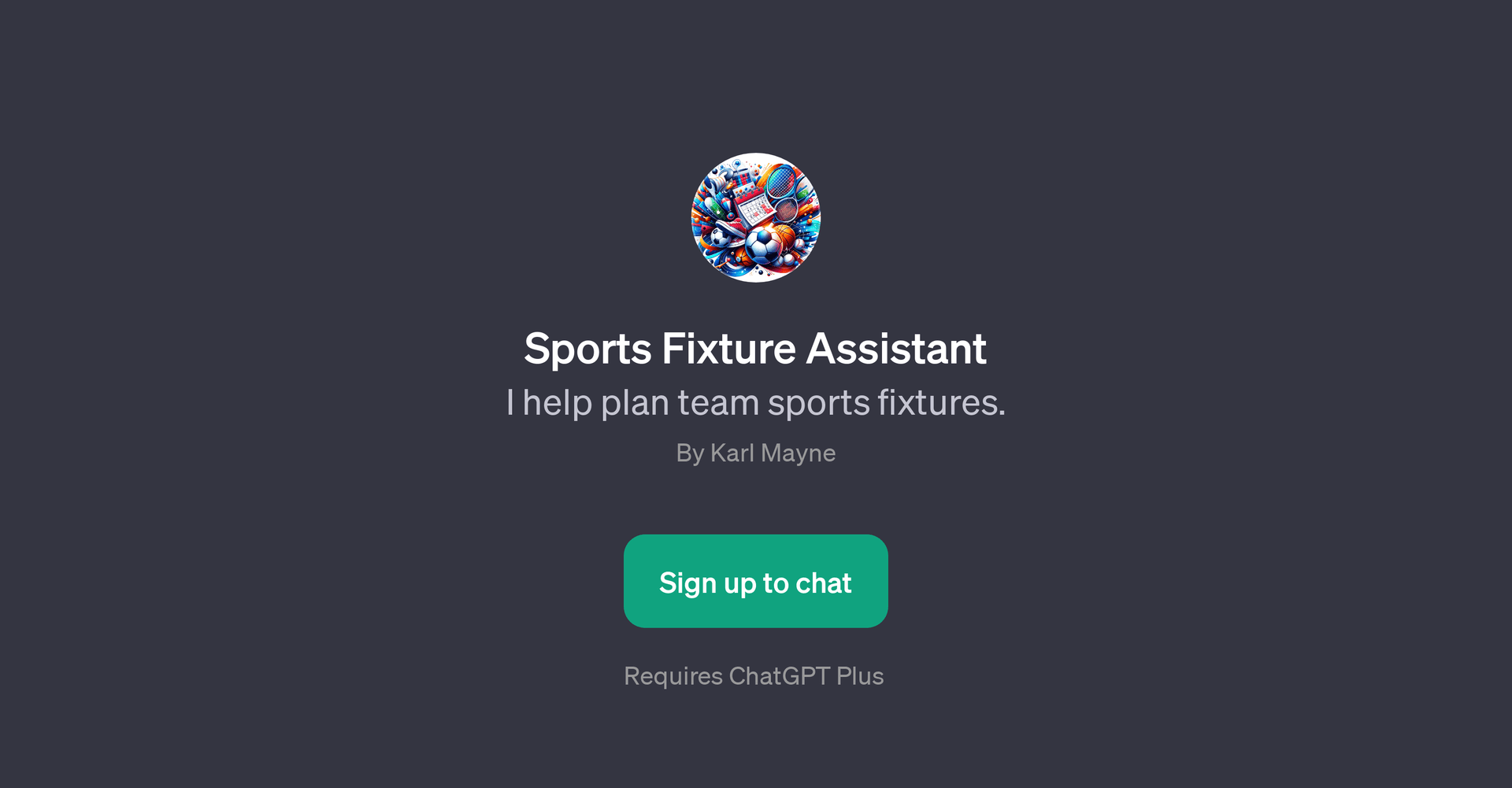 Sports Fixture Assistant