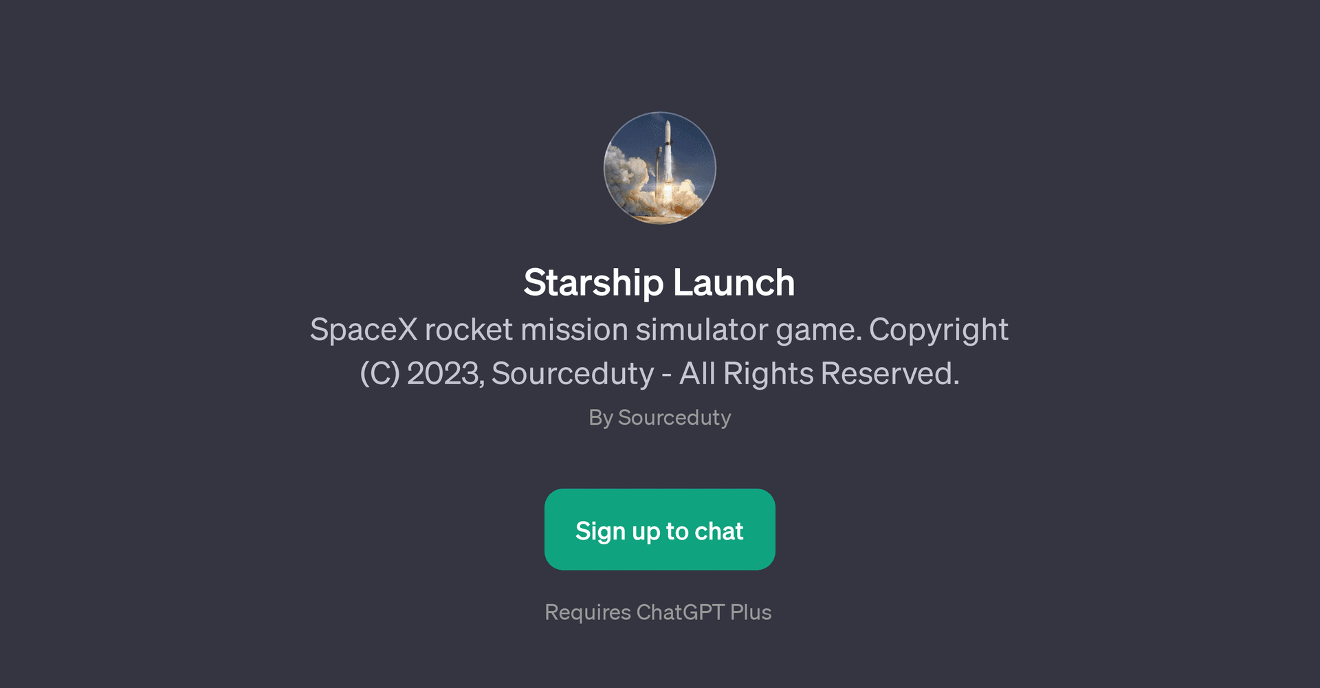 Starship Launch