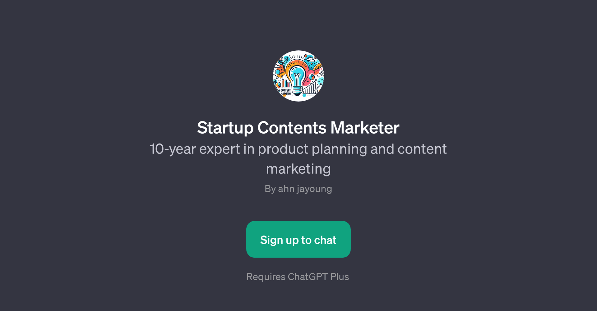 Startup Contents Marketer