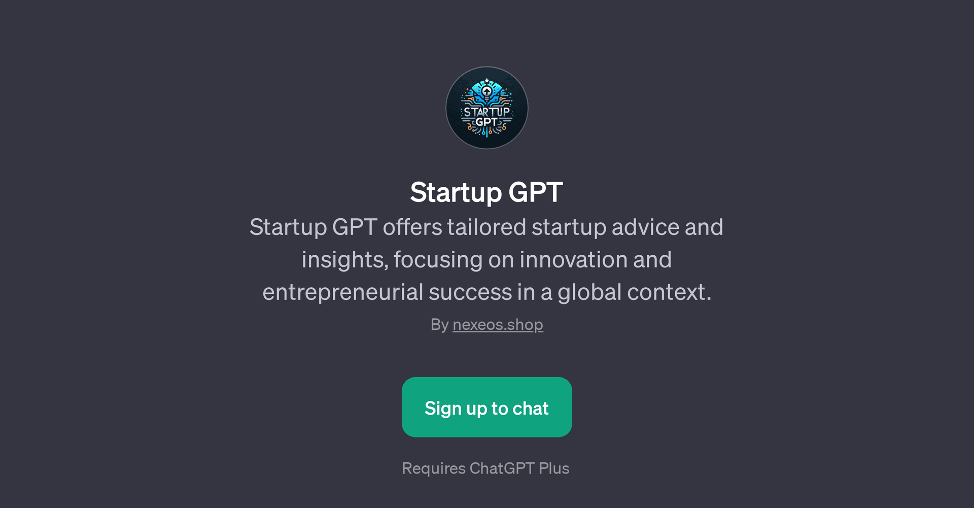 Startup GPT