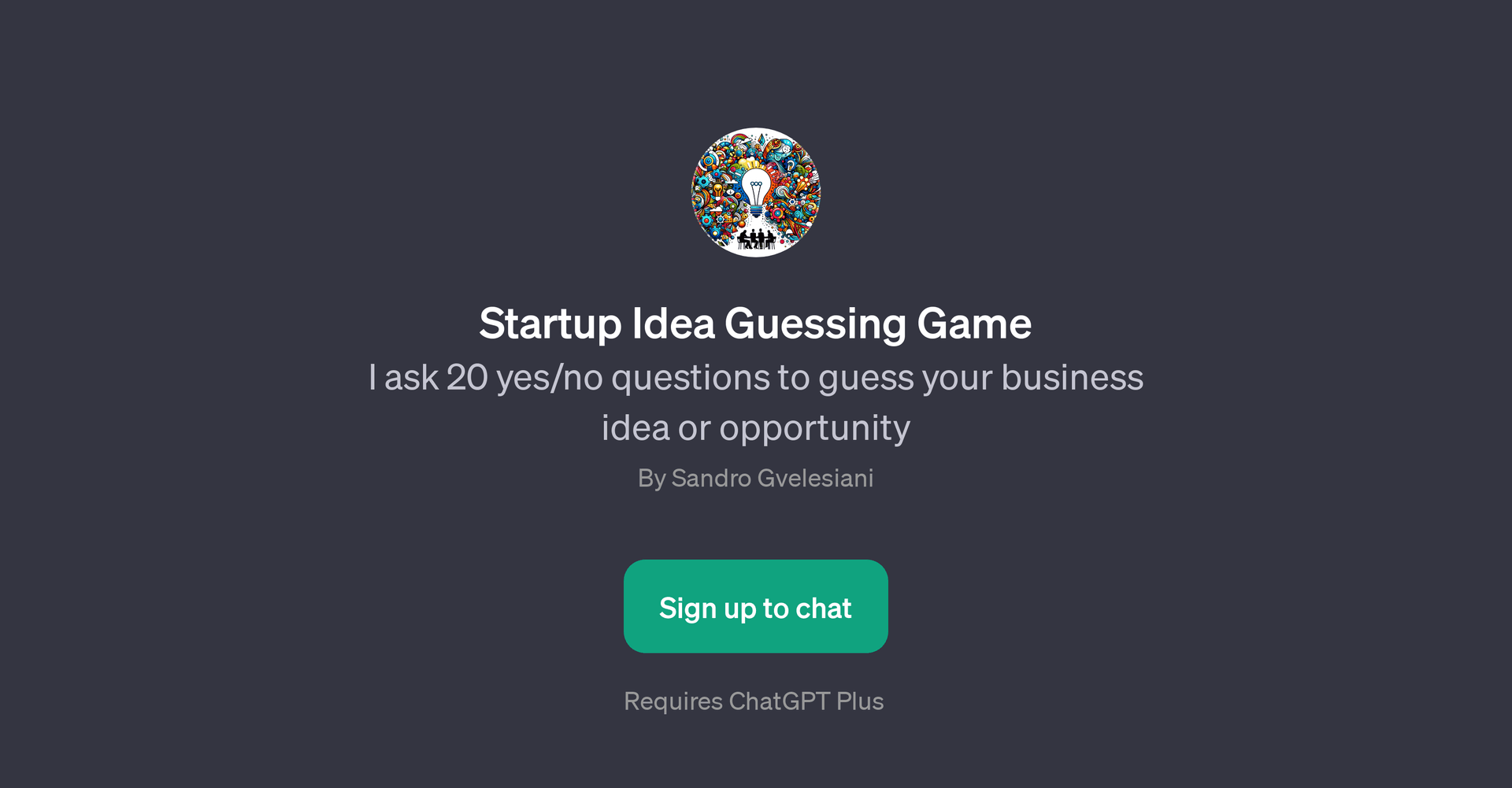 Startup Idea Guessing Game