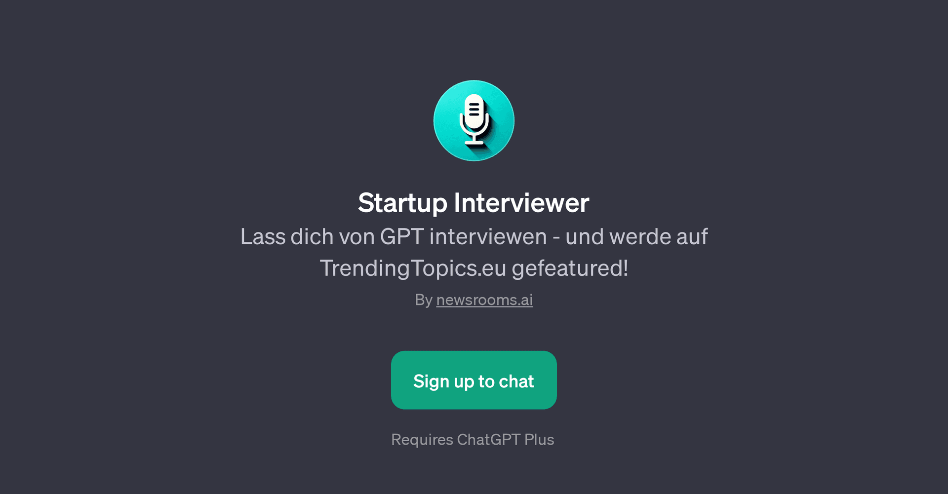 Startup Interviewer