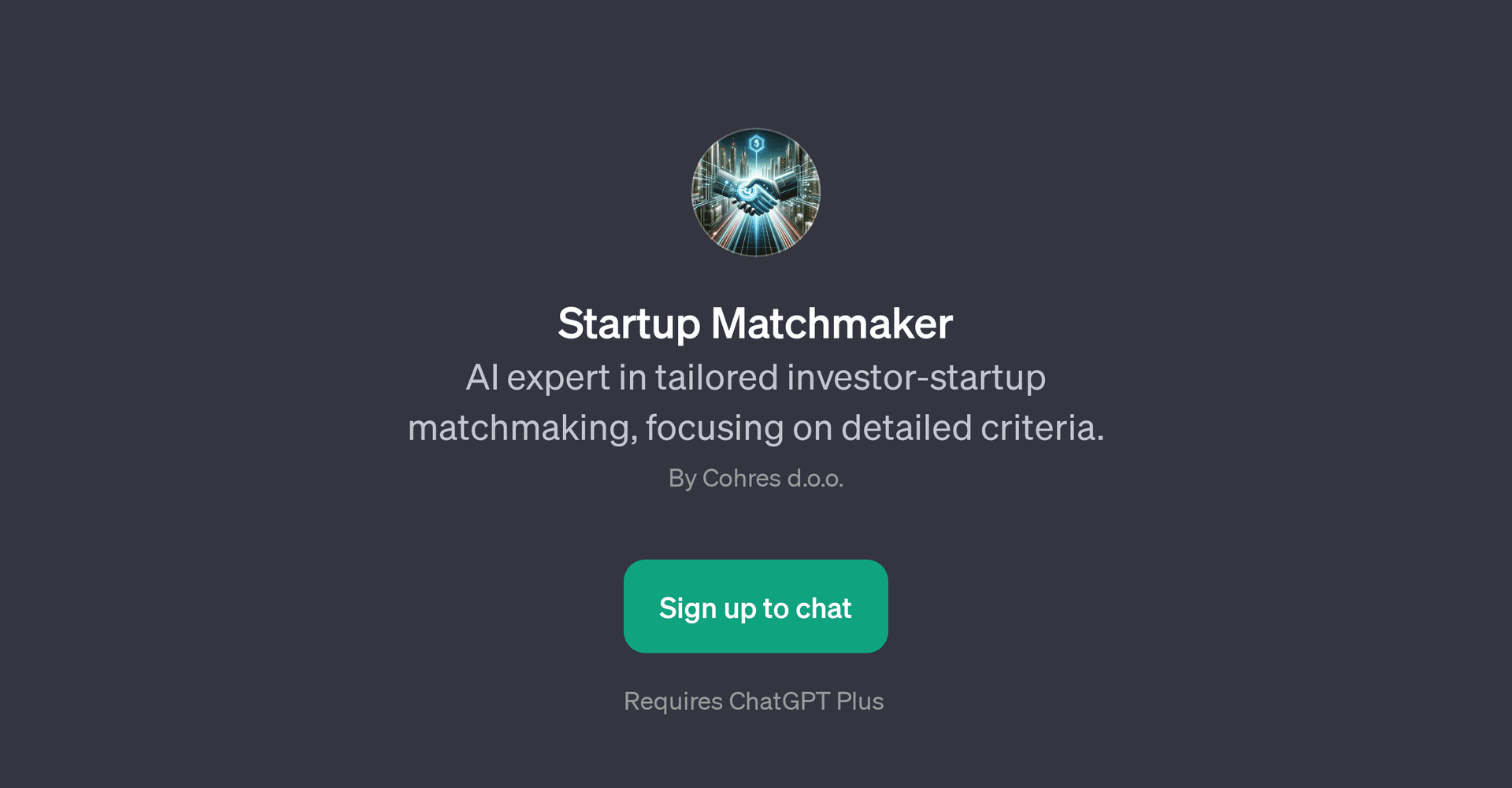 Startup Matchmaker