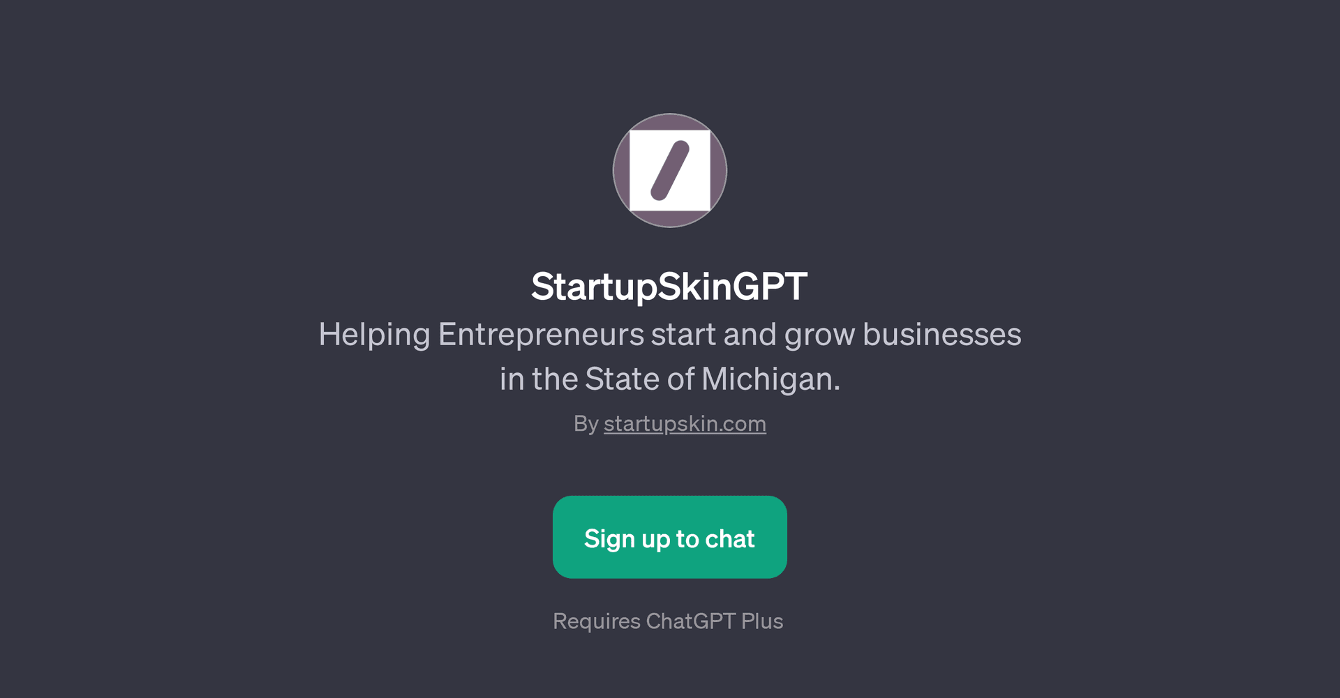 StartupSkinGPT