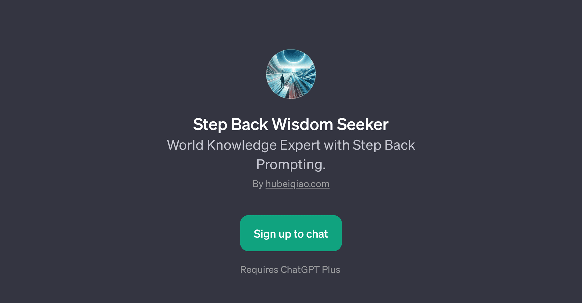 Step Back Wisdom Seeker