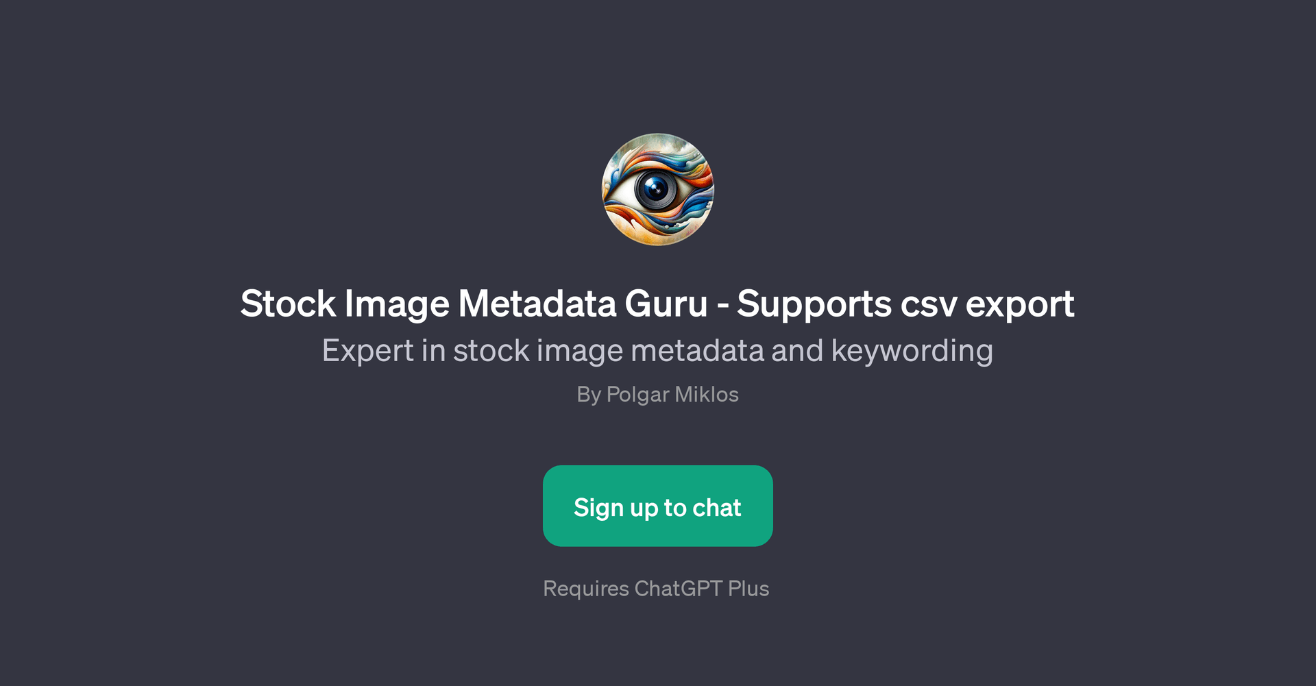 Stock Image Metadata Guru