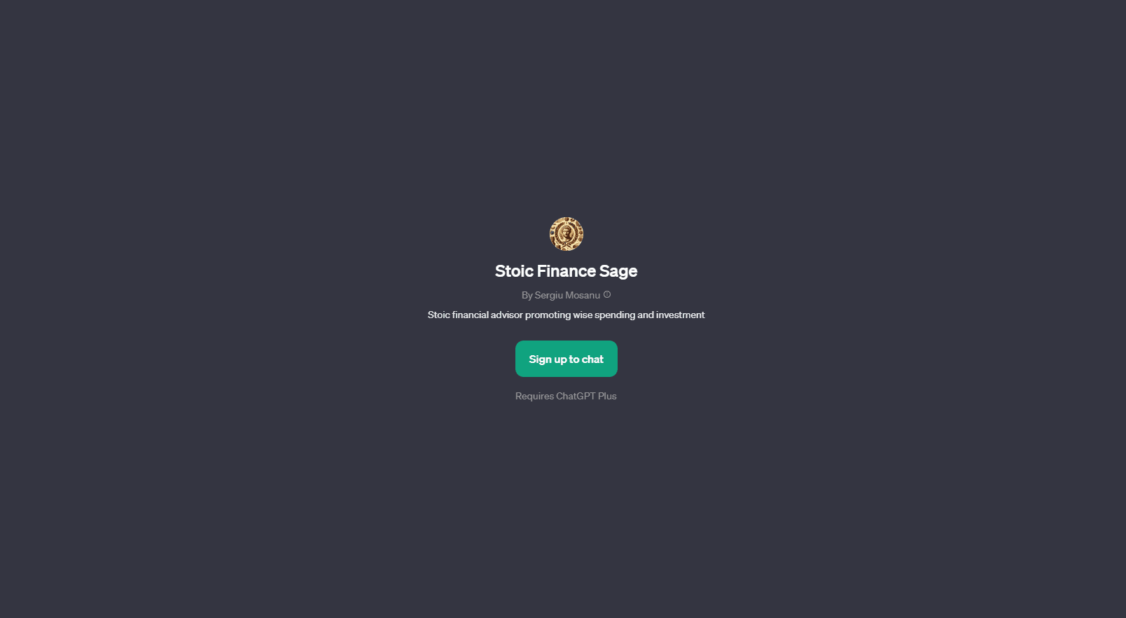 Stoic Finance Sage