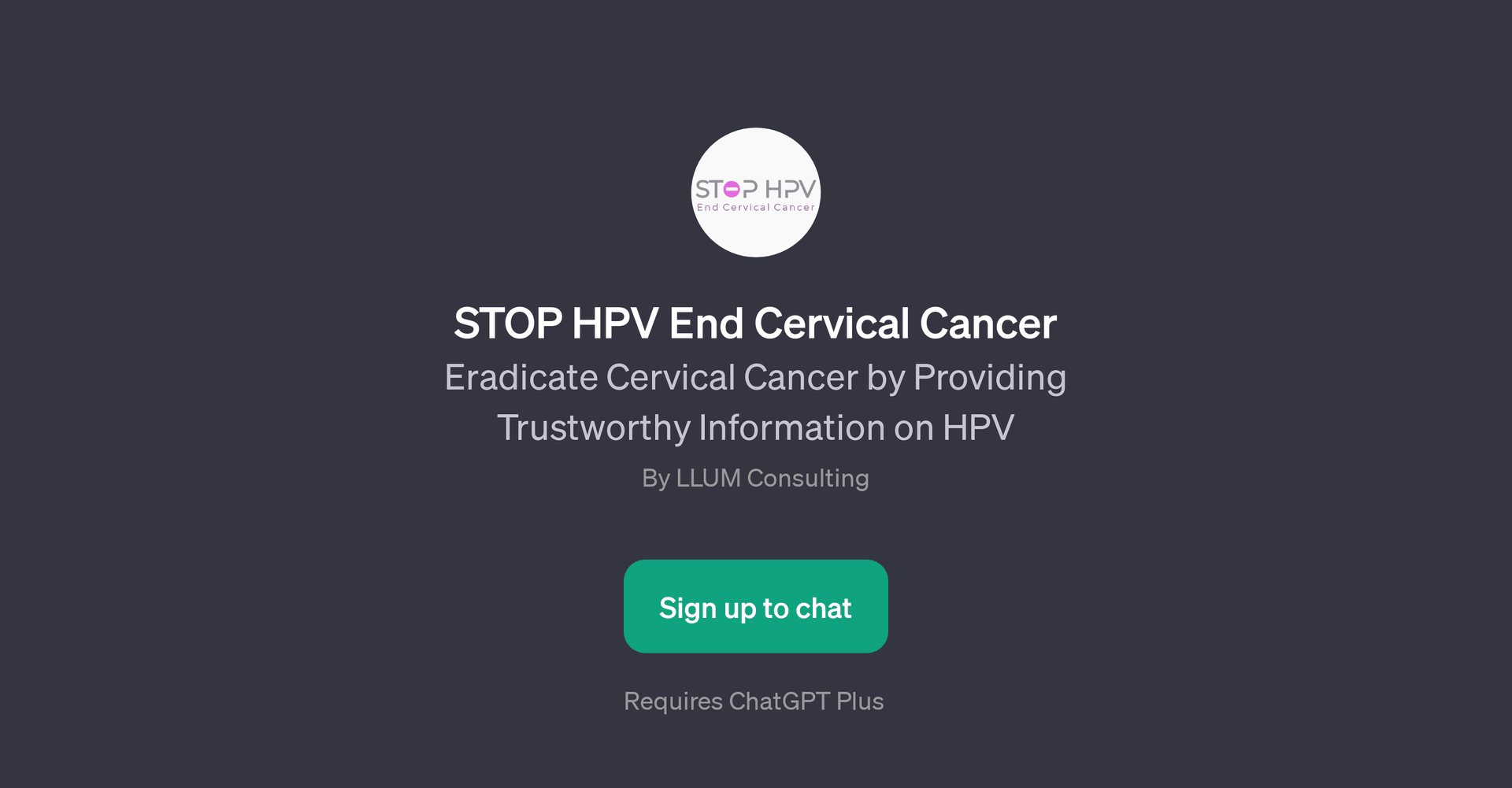 STOP HPV End Cervical Cancer